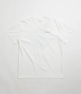 Last Resort AB Atlas Monogram T-Shirt - White / Kelly Green Wedding Performance Wear