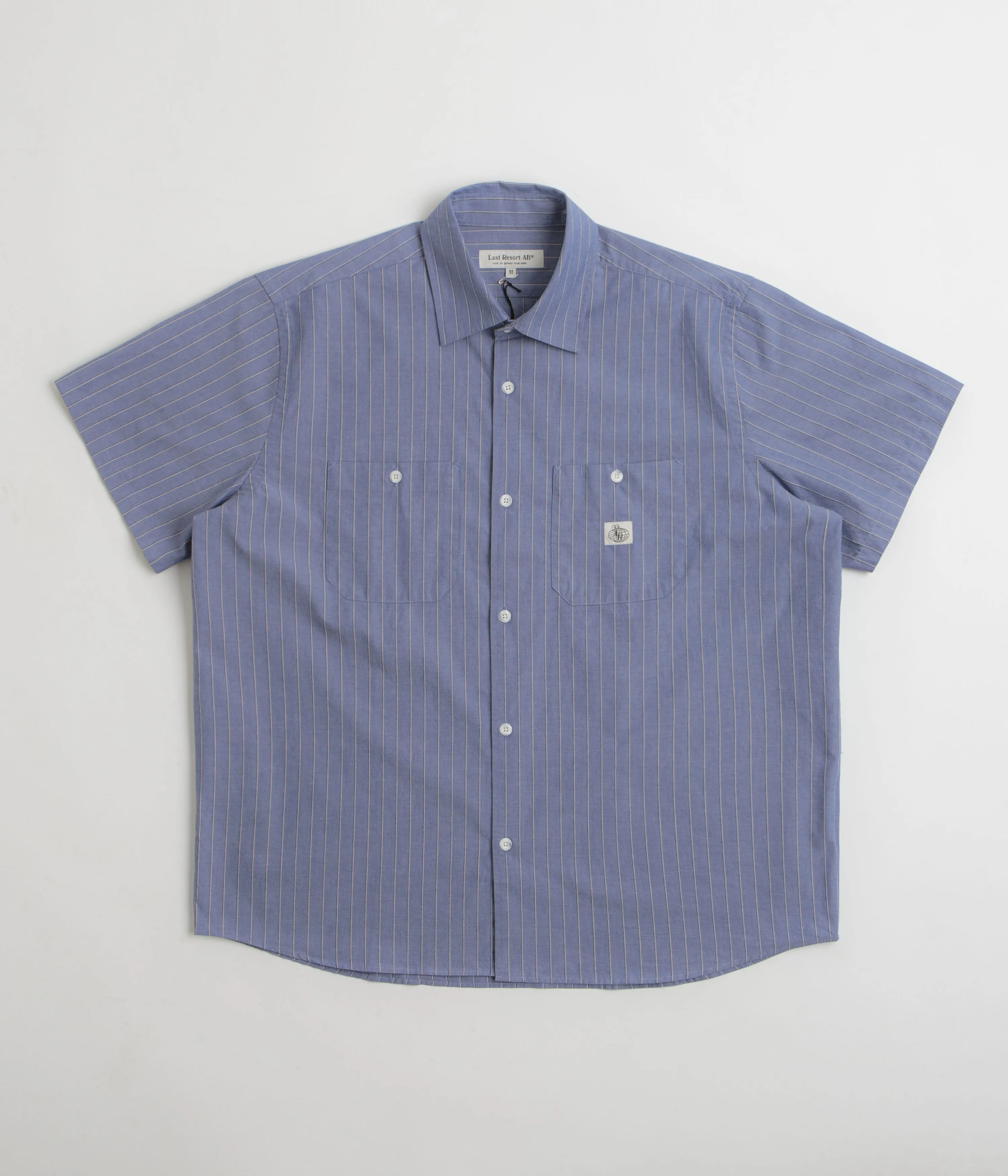 Reinforced Elasticity Last Resort AB SS-SM001 Short Sleeve Shirt - Zen Blue