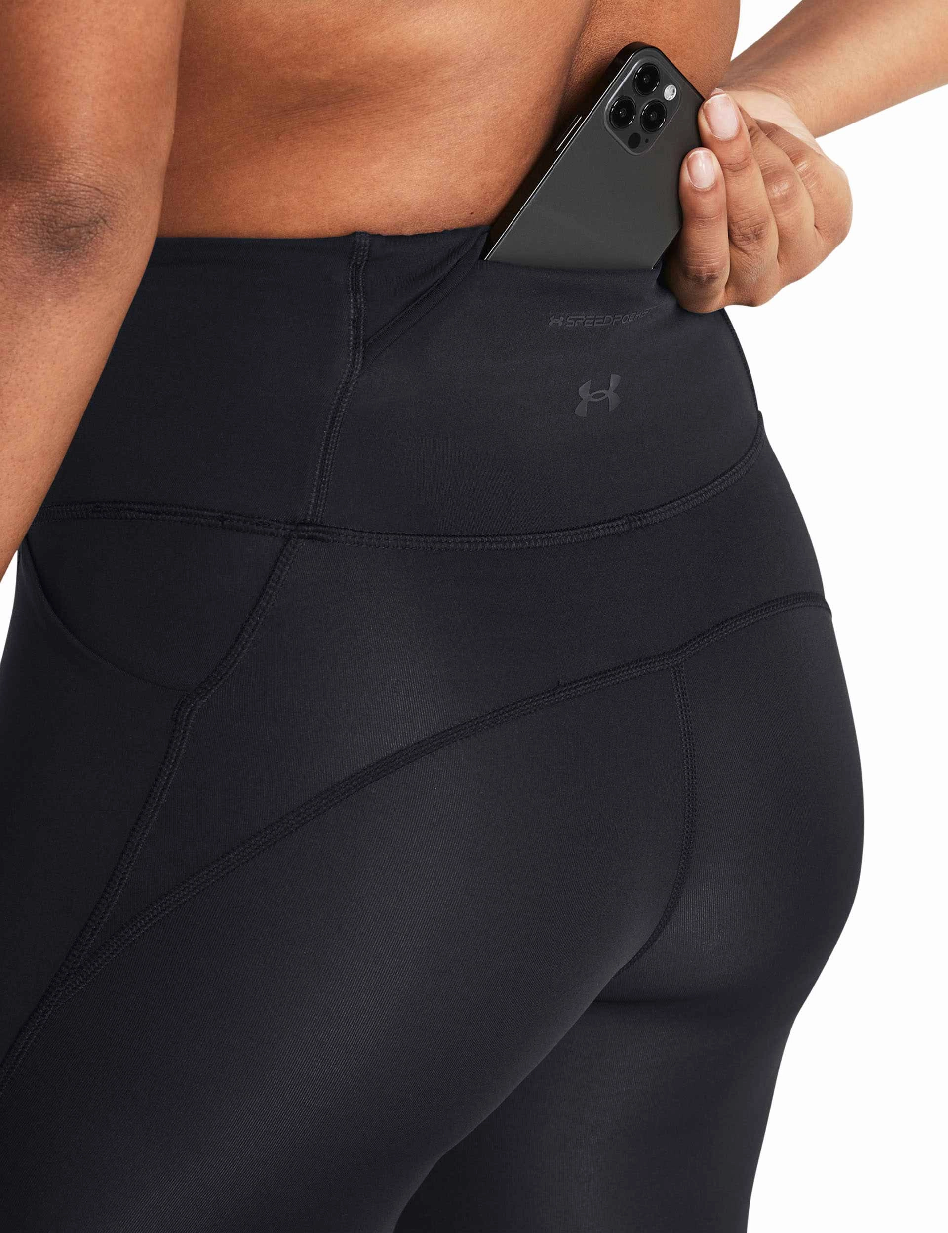 Launch Elite Ankle Tights - Black/Reflective Cool Tone