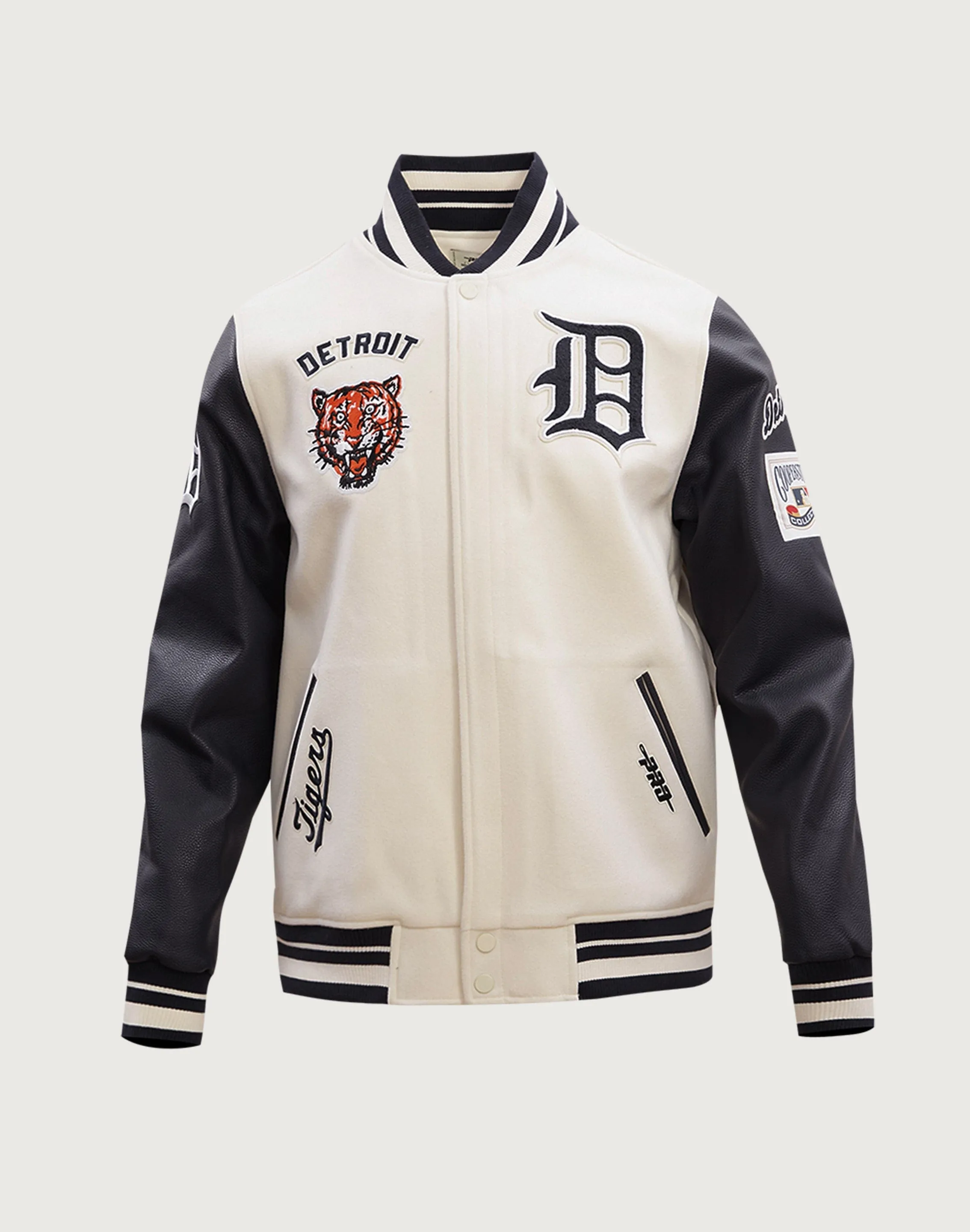 QuickDry Technology Pro Standard MLB Detroit Tigers Retro Classic Rib Wool Varsity Jacket