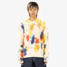 Awake NY Applique Sweater / Tie Dye product checkered classicism
