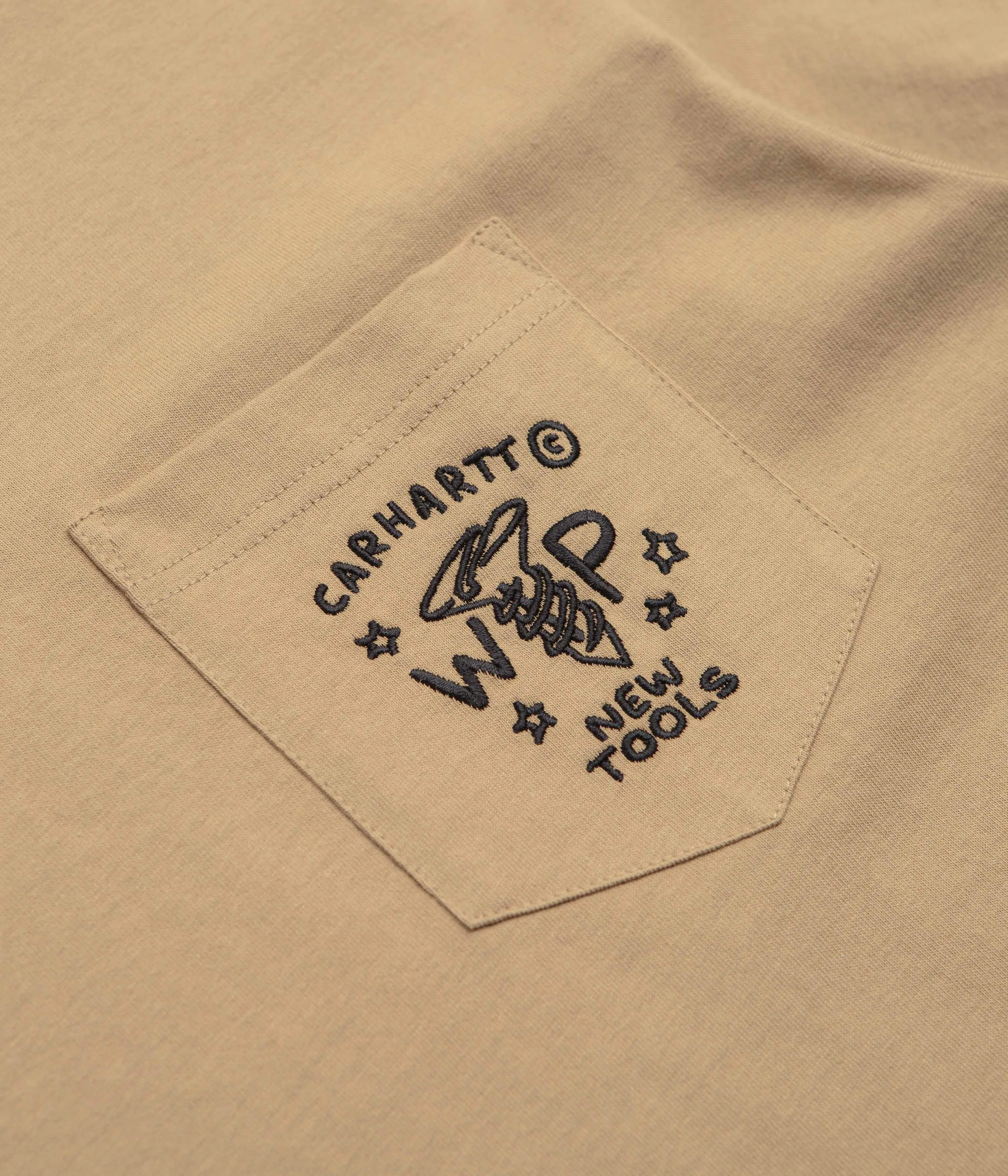 anniversary garden event Carhartt Fragments Pocket T-Shirt - Dusty Hamilton Brown / Black