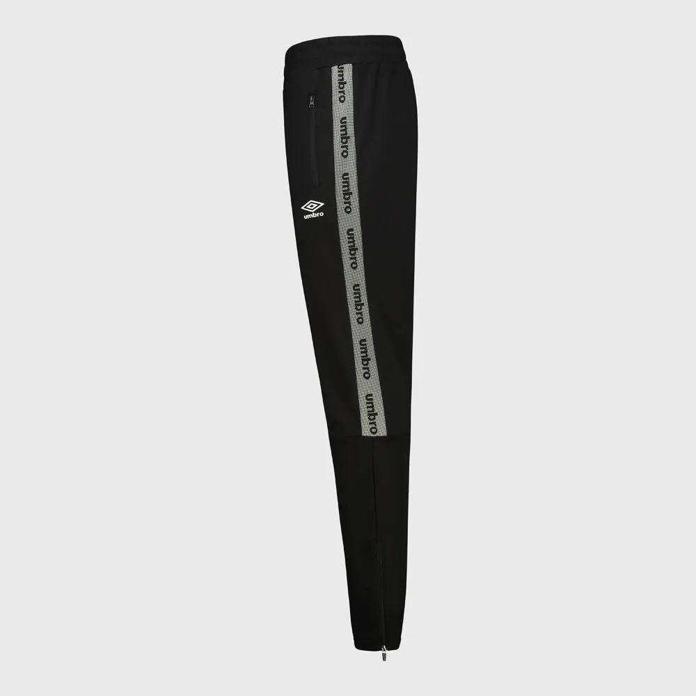 Shimmer Core Youth Glow Umbro Mens Bolt Track Pants Black