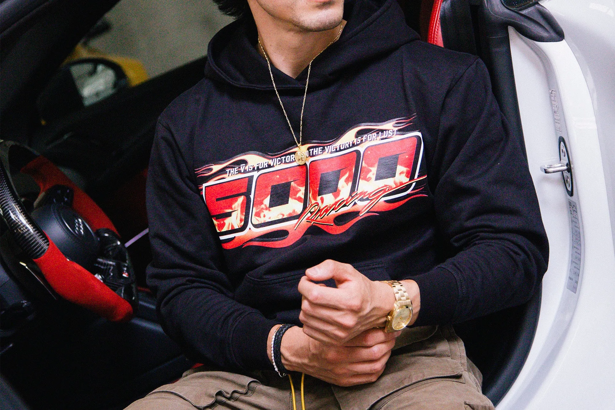 ElasticEdgeBinding Lust Brand x Berth-Oh Cars Hoodie