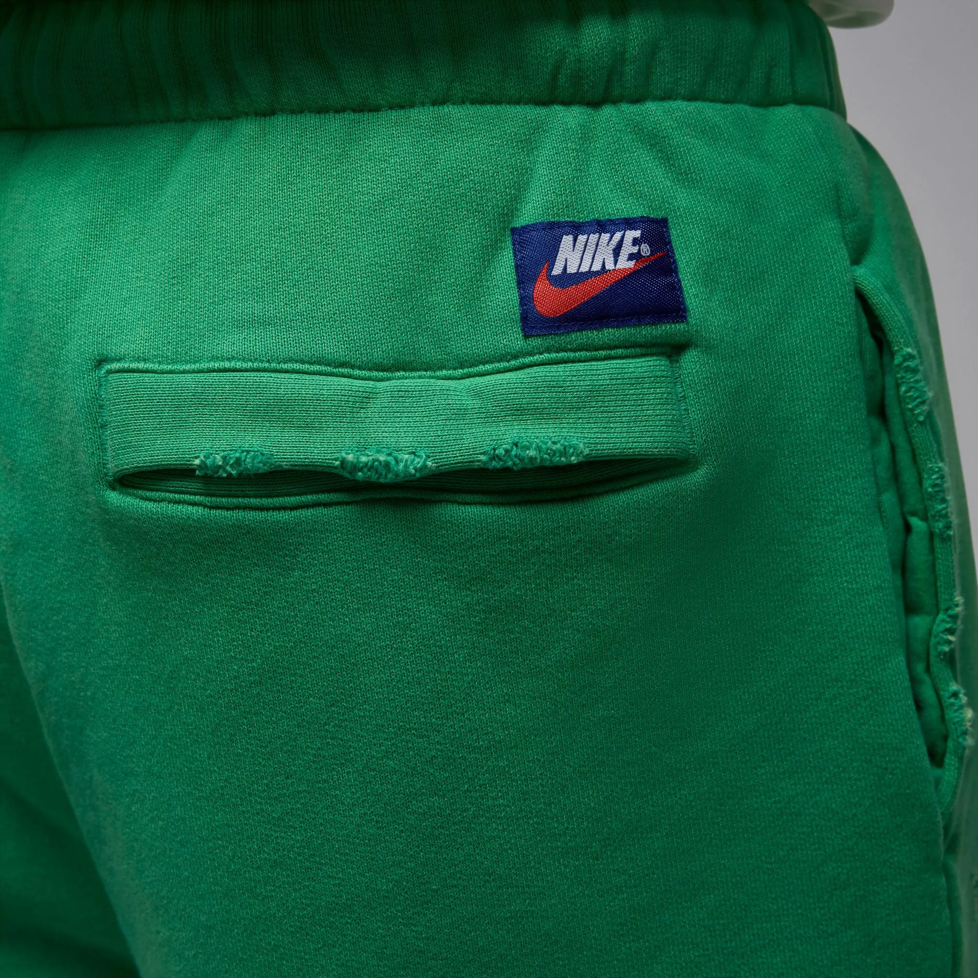 Air Jordan Rare Air French Terry Shorts (Stadium Green/Sail) Colorfast Dye HighDensityWeave