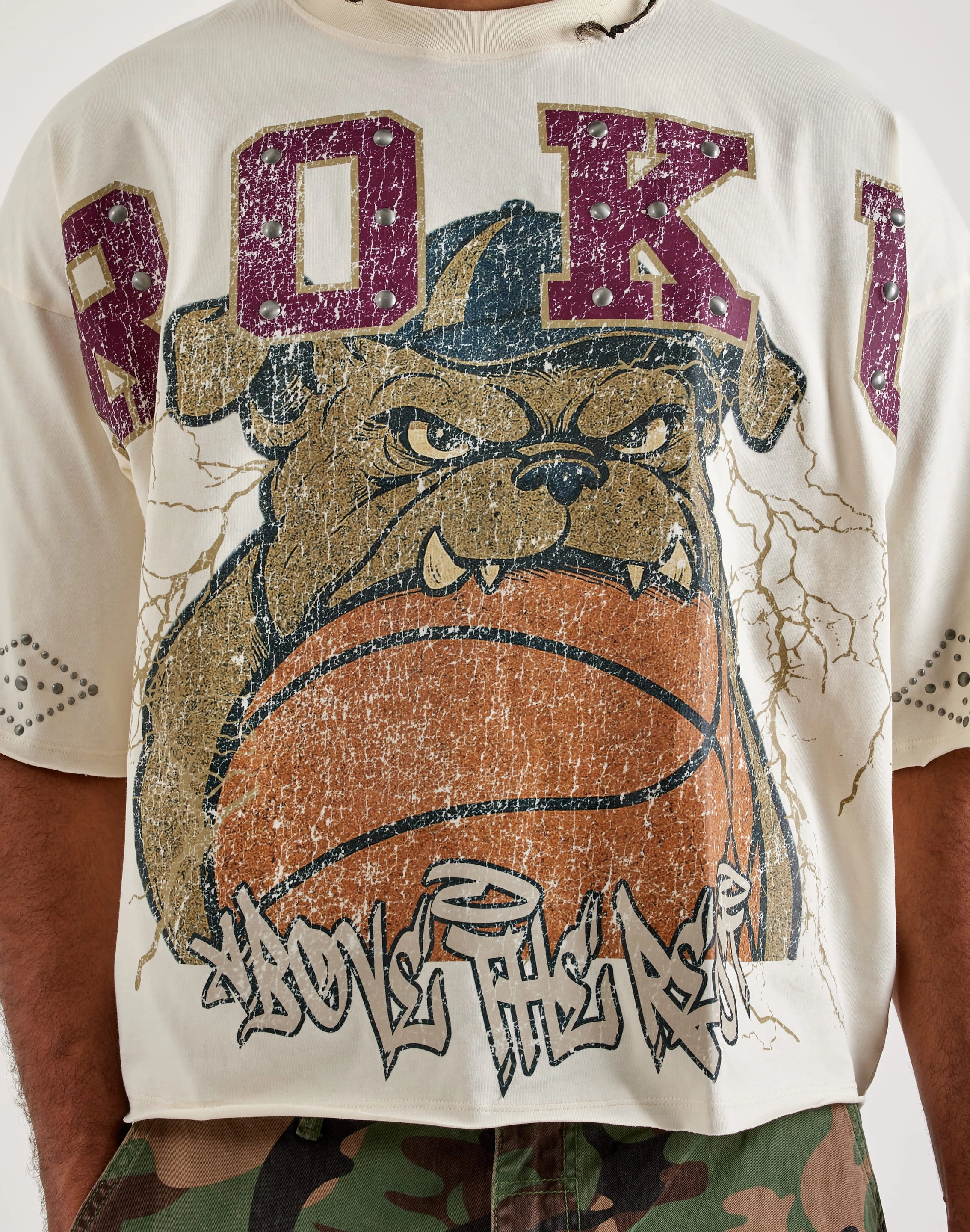 Roku Studio Bulldog Tee wrinkle free GentleWaistband