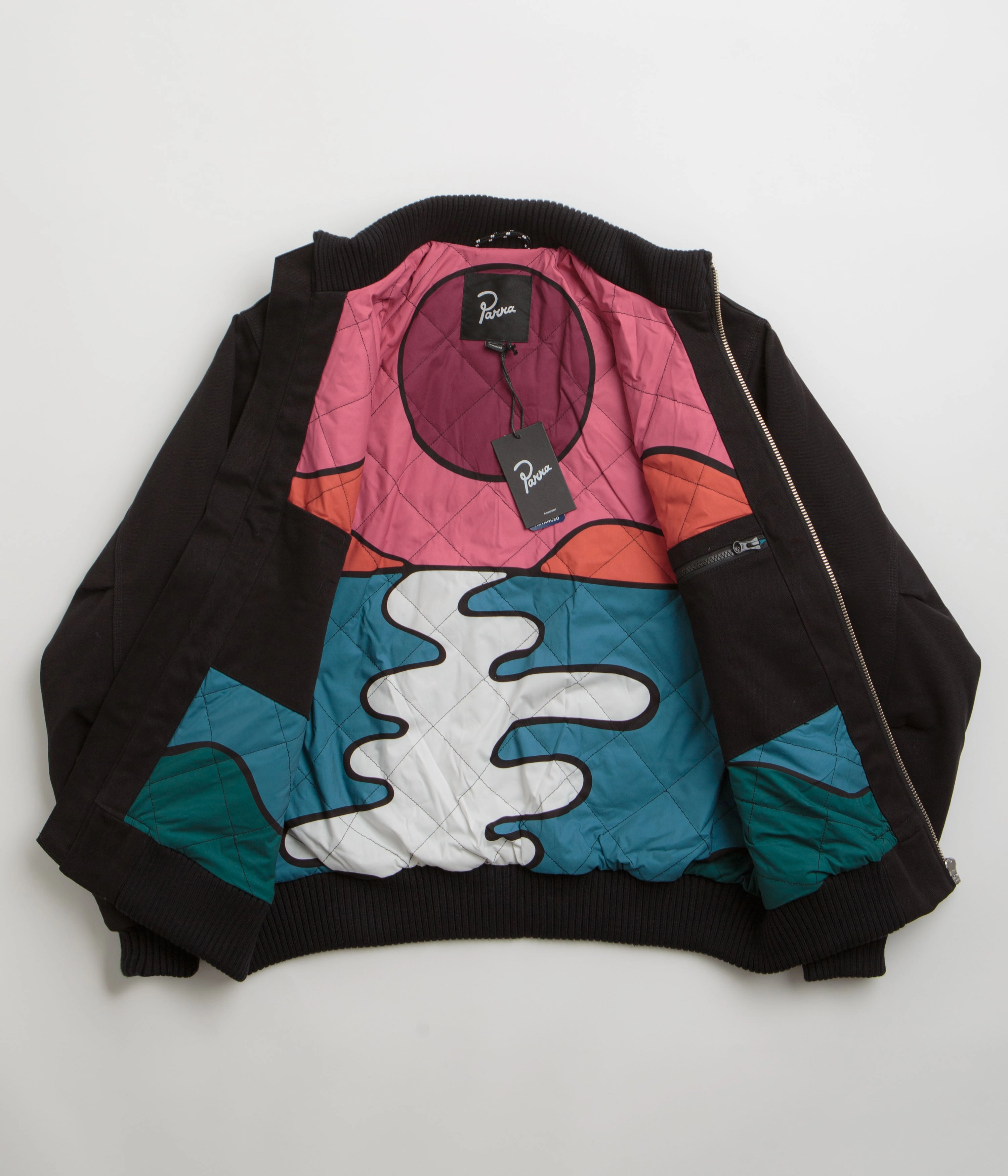 by Parra Inspiration Point Jacket - Black Lipstick Clean Cut