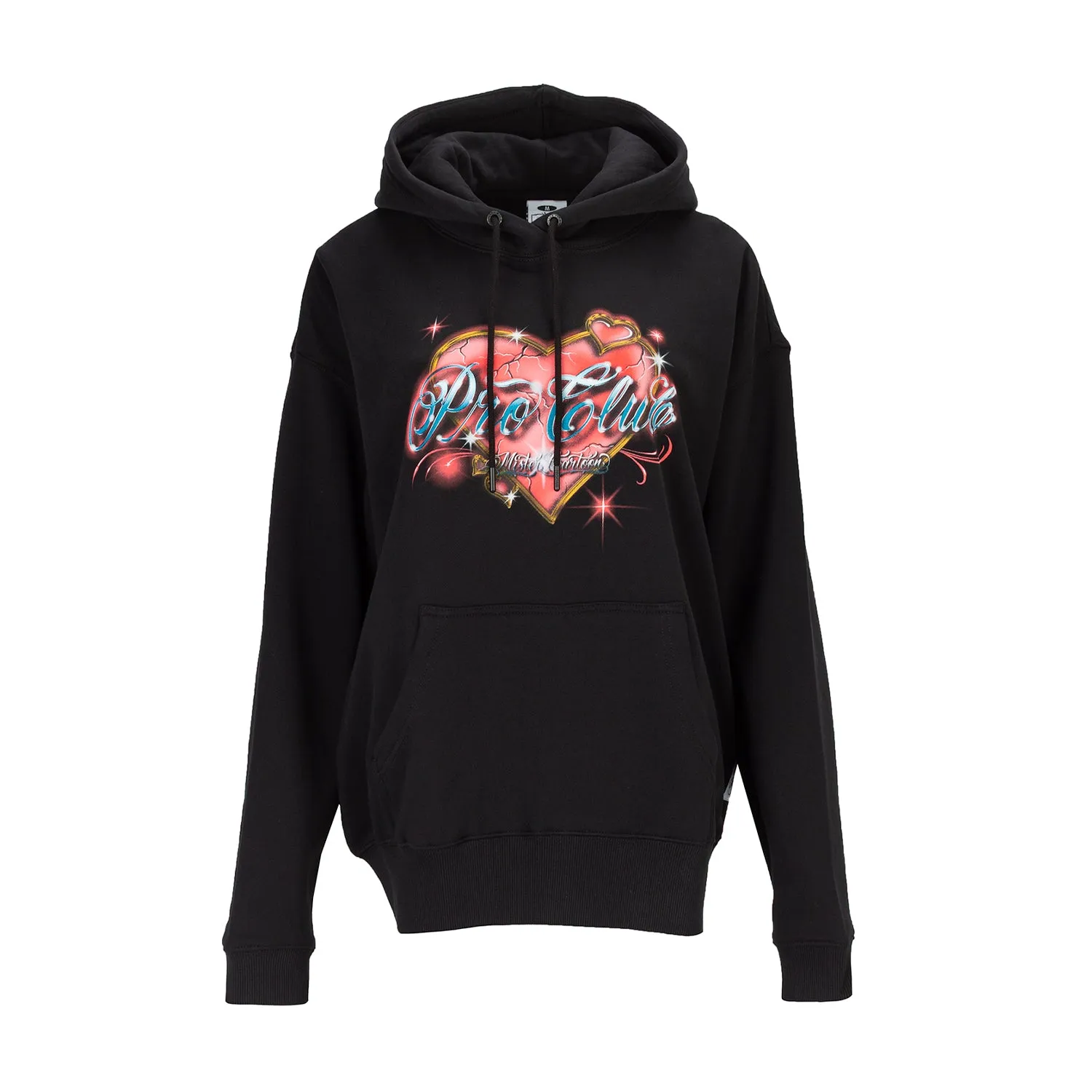 Princess Glow WaterRepellent Coating Mister Cartoon Pro Heart Hoody - Womens