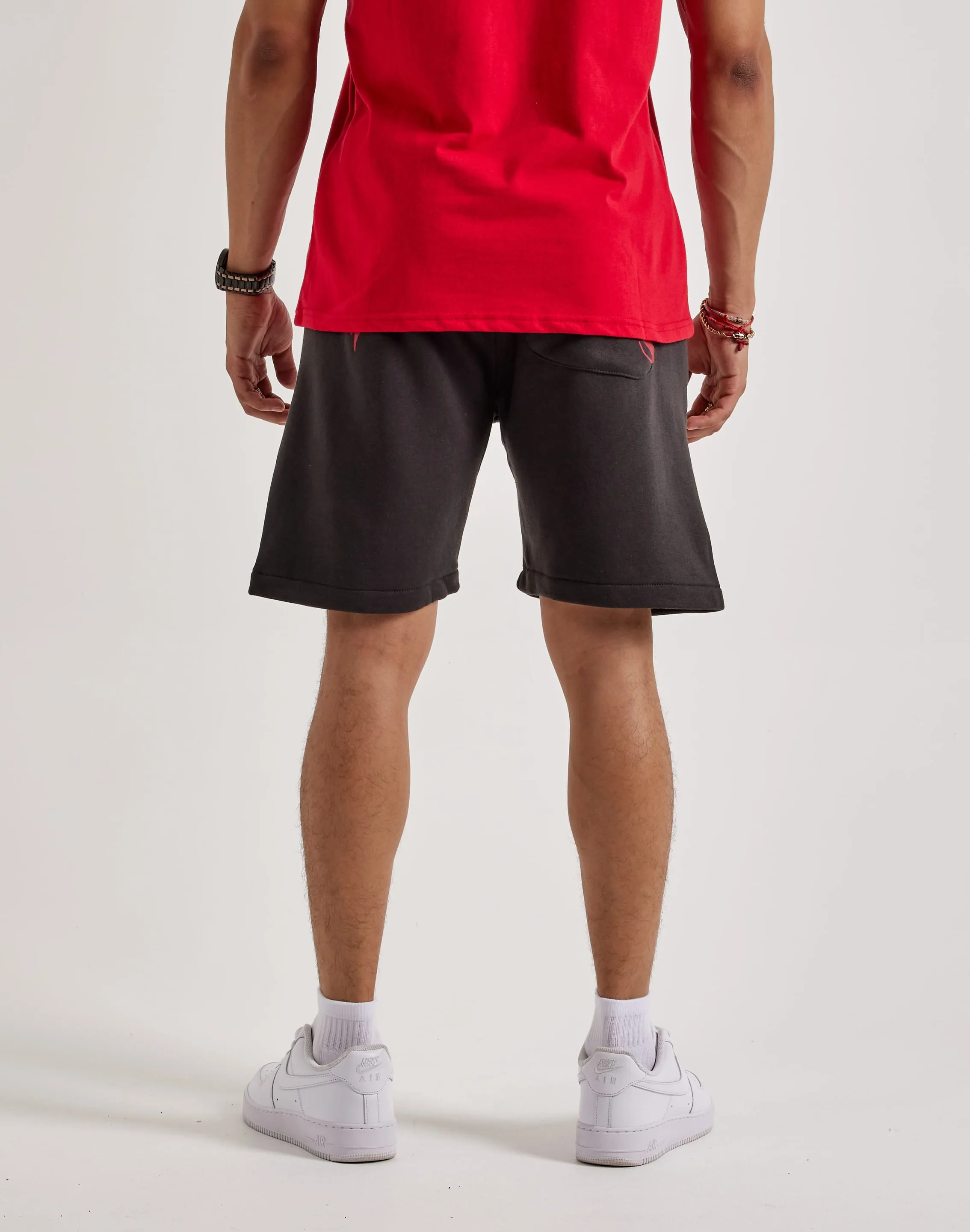 Adjustable Hem ChafeResistant Seams Ed Hardy Panther Skull Fleece Shorts