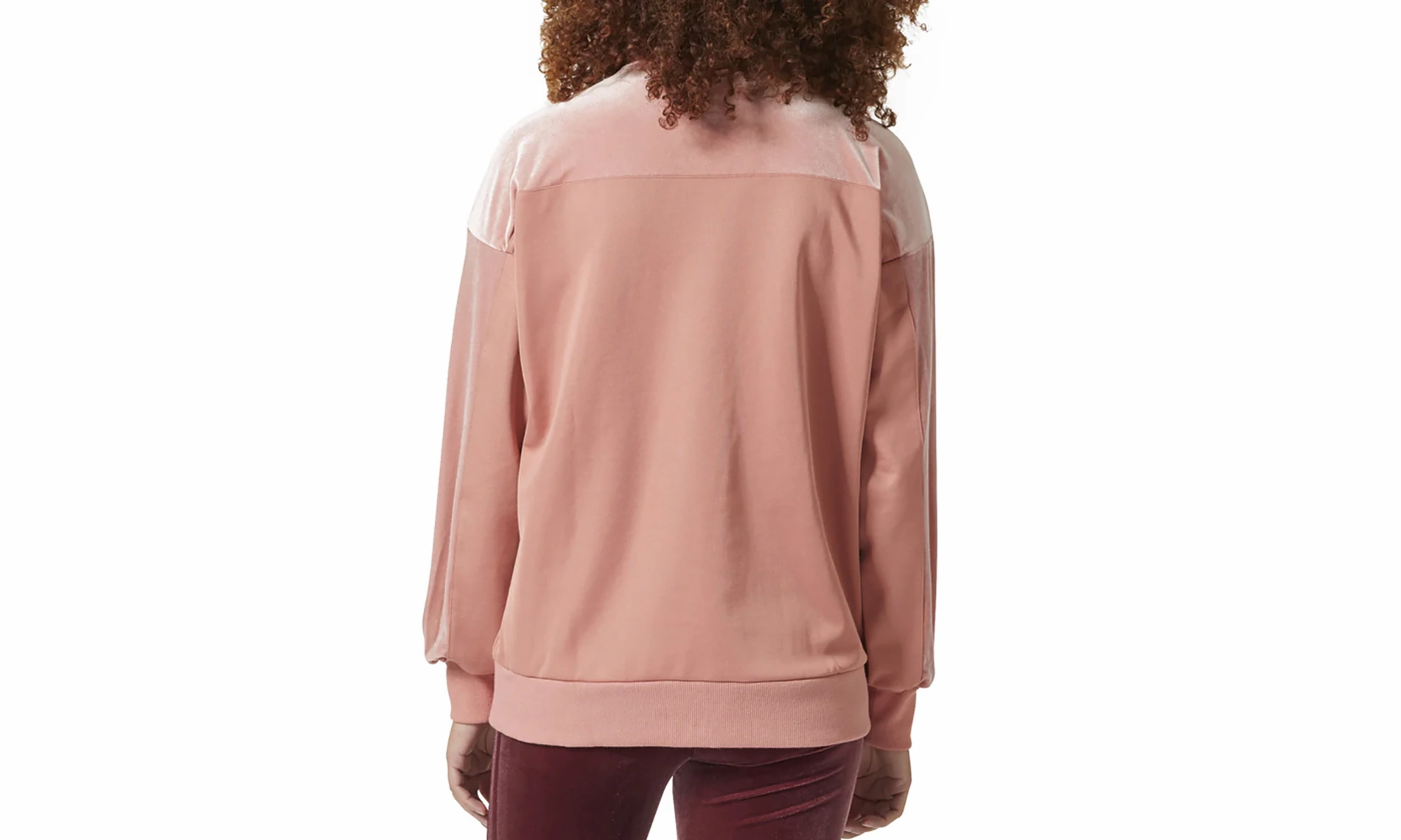 AntibacterialMaterial Velvet Vibes Crew Sweatshirt "Raw Pink"