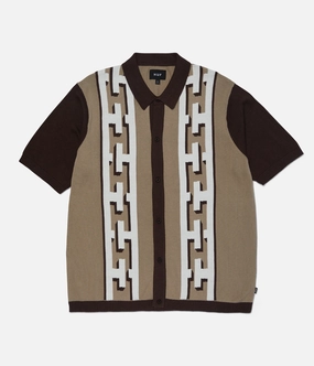 Huf Pillar S/S Knit Sweater luxe feel Eco Conscious Production