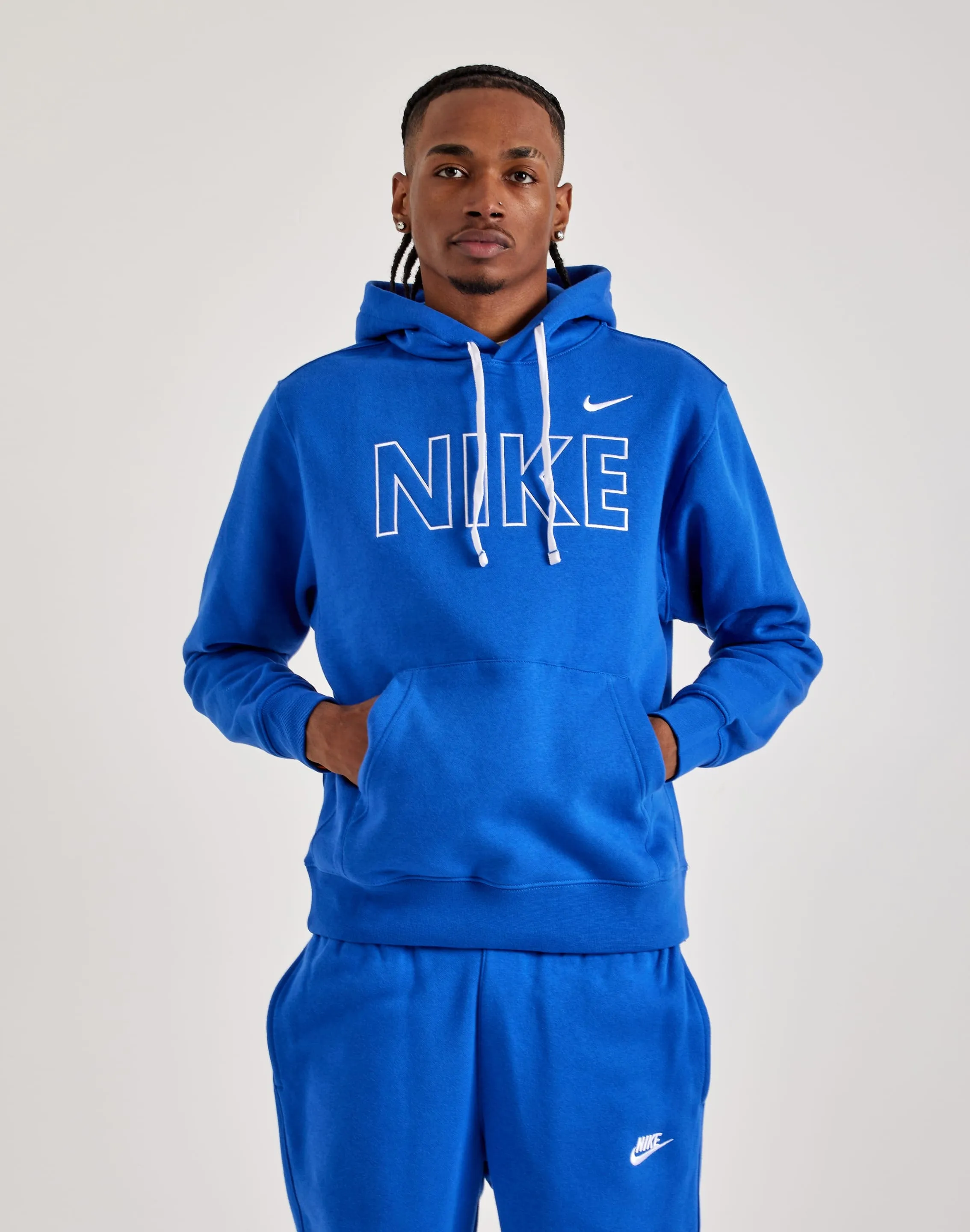 Natural Fiber Blend Nike Club Fleece Pullover Hoodie