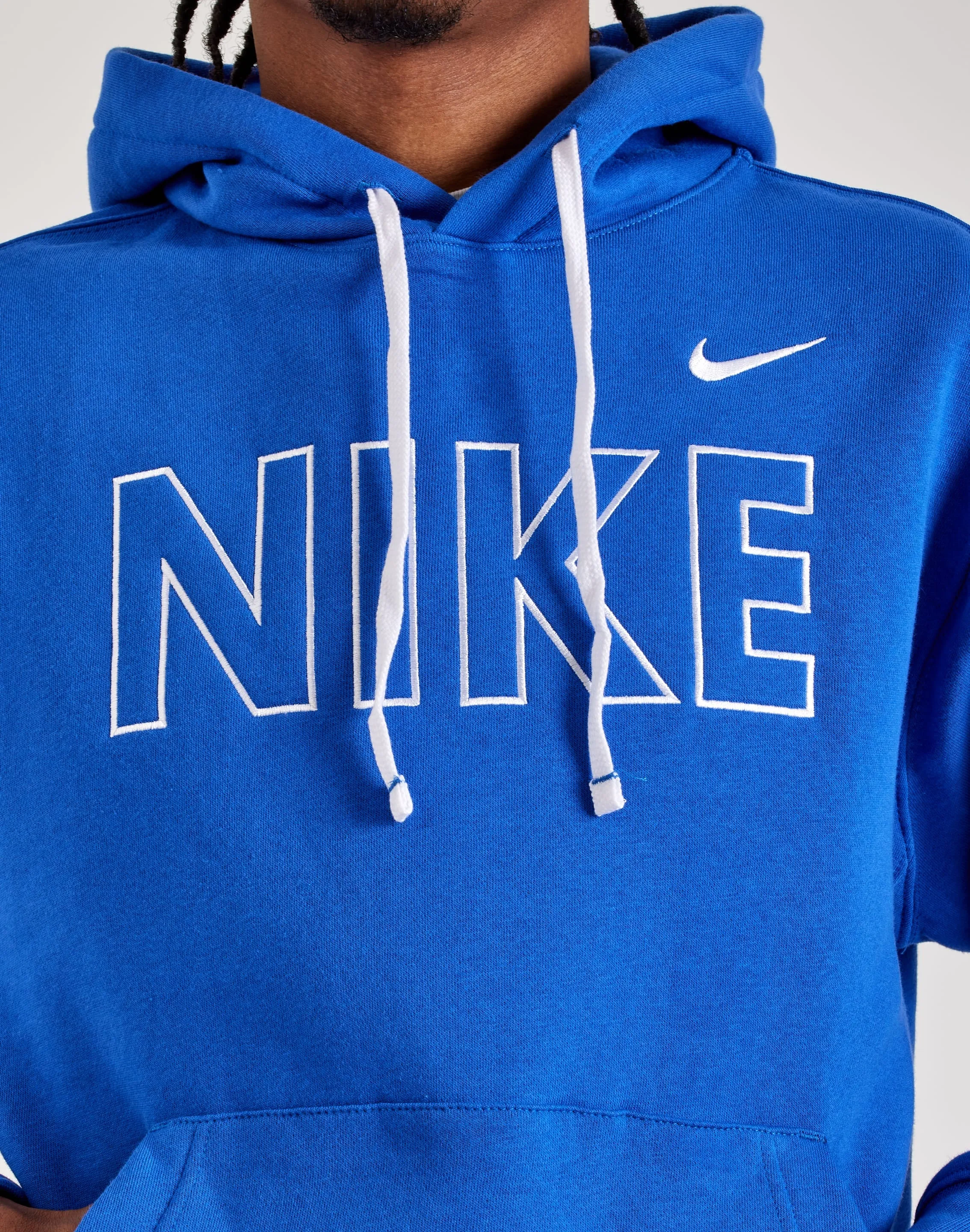 Nike Club Fleece Pullover Hoodie Star Light Fresh Ease