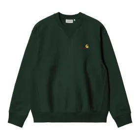 product home friendly comfort Urban Style Carhartt WIP American Script Sweatshirt - Conifer