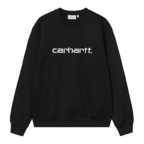 Carhartt WIP Carhartt Sweatshirt - Black / White appropriate for parties