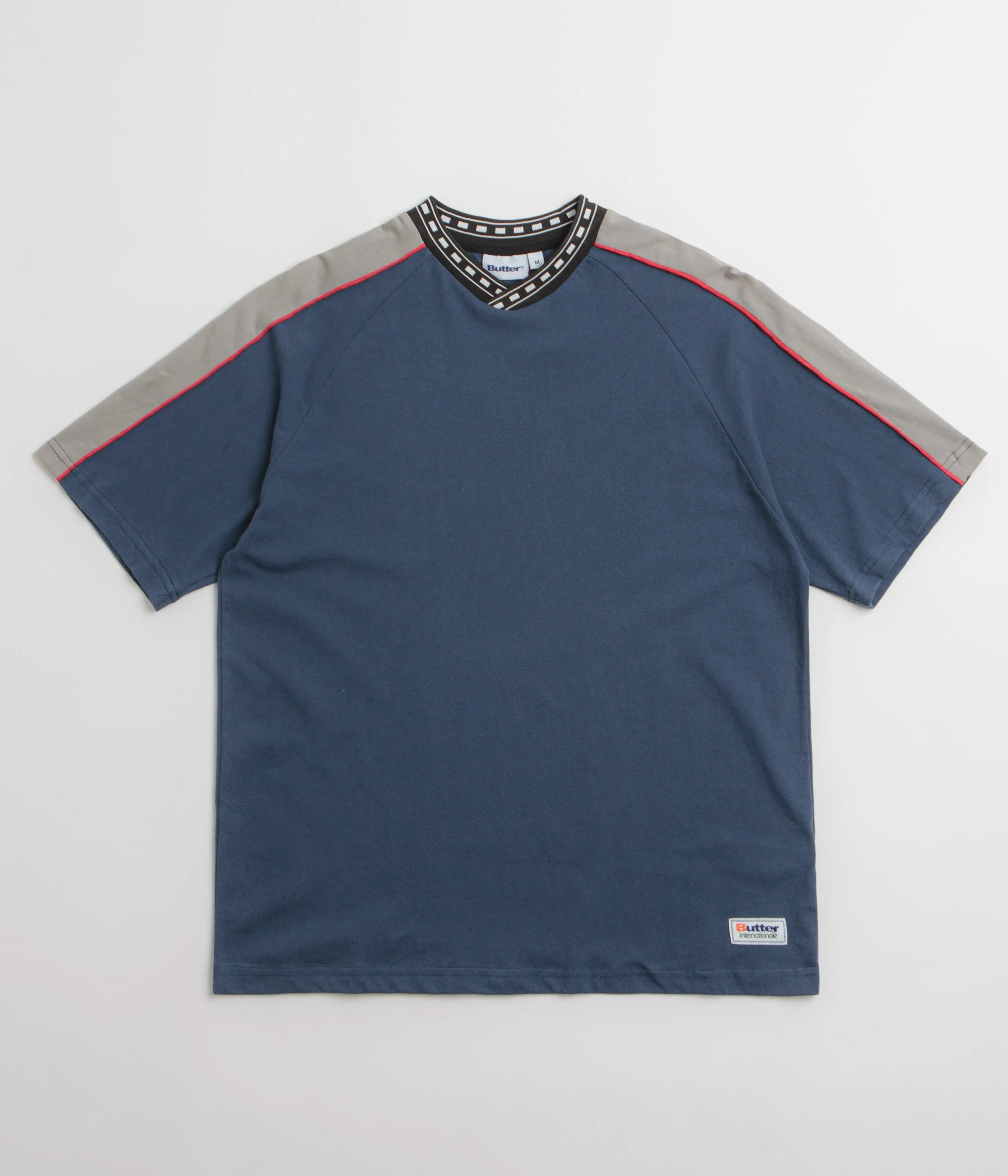 Butter Goods Drift T-Shirt - Denim helicopter venue Guys' night out