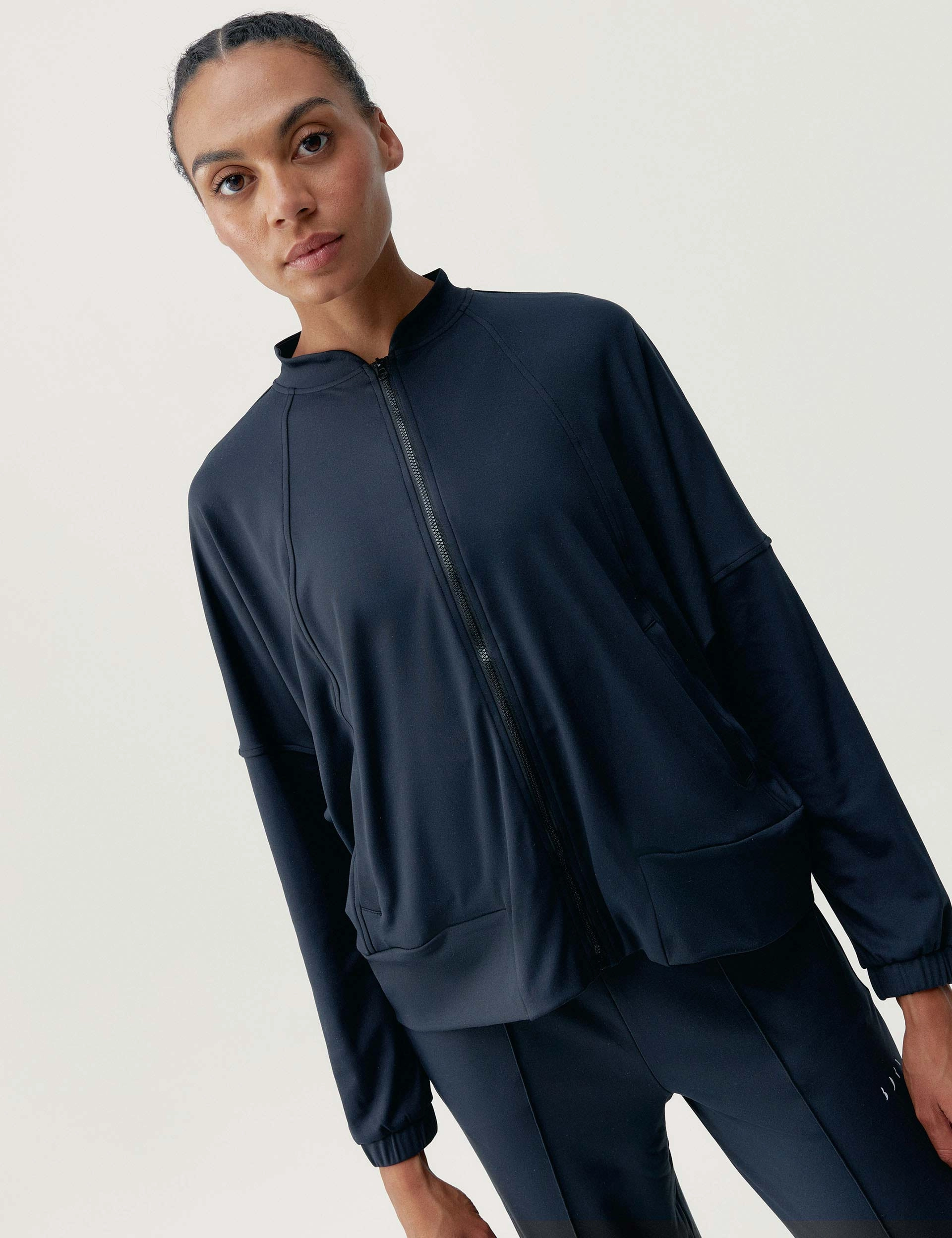 Windproof Inner Layer Hypoallergenic Padding Leila Jacket - Black