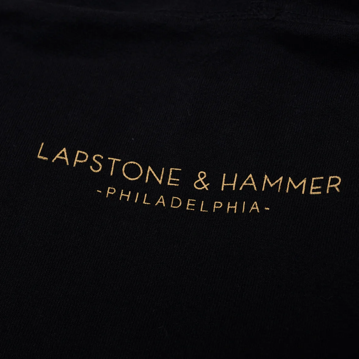 Formal Tone LH FUNDAMENTALS BY STANDARD ISSUE HOODIE - BLACK / TAN