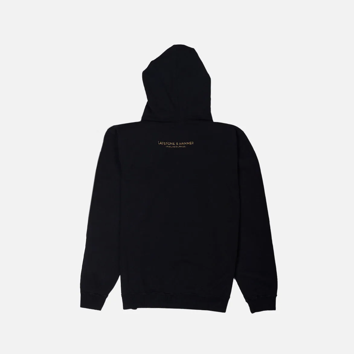 LH FUNDAMENTALS BY STANDARD ISSUE HOODIE - BLACK / TAN Flexible Joints