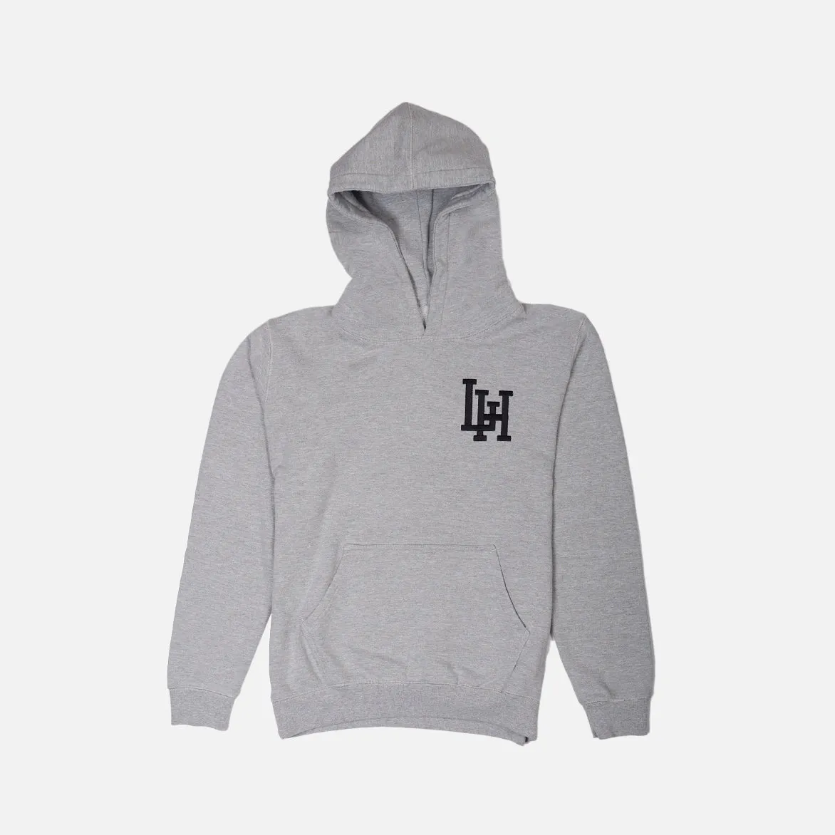 LH FUNDAMENTALS BY STANDARD ISSUE HOODIE - GREY / BLACK WrinkleResistantClothing outdoor mode