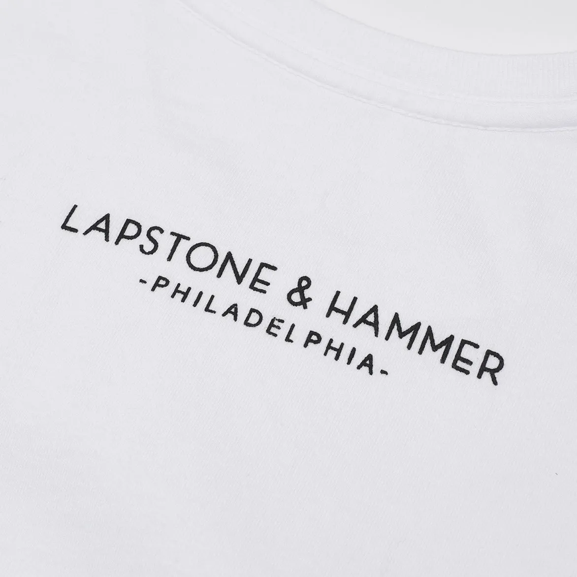 HypoallergenicMaterial LH FUNDAMENTALS BY STANDARD ISSUE TEE - WHITE / BLACK