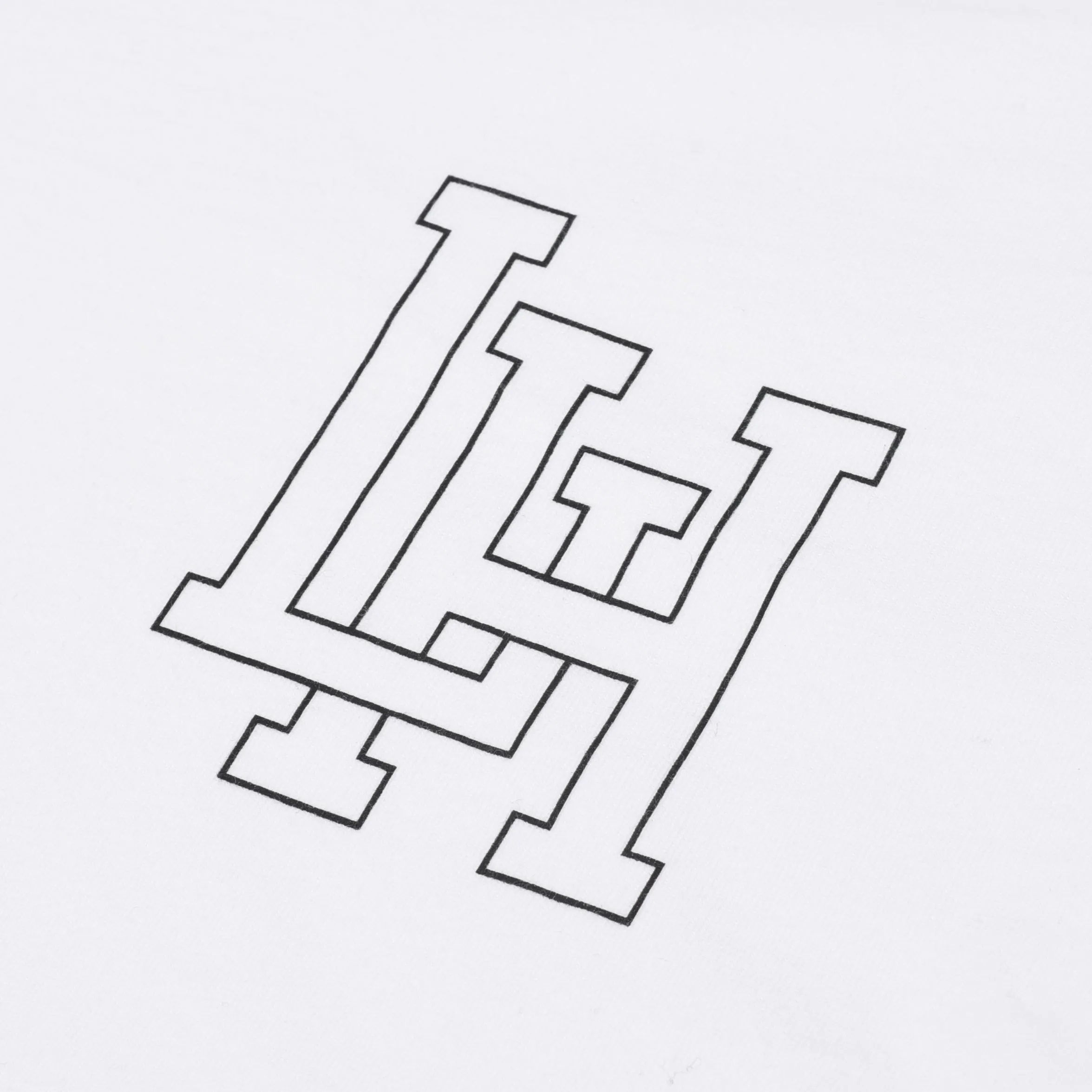 LH FUNDAMENTALS BY STANDARD ISSUE TEE - WHITE / BLACK Night Charm LowProfile Fasteners