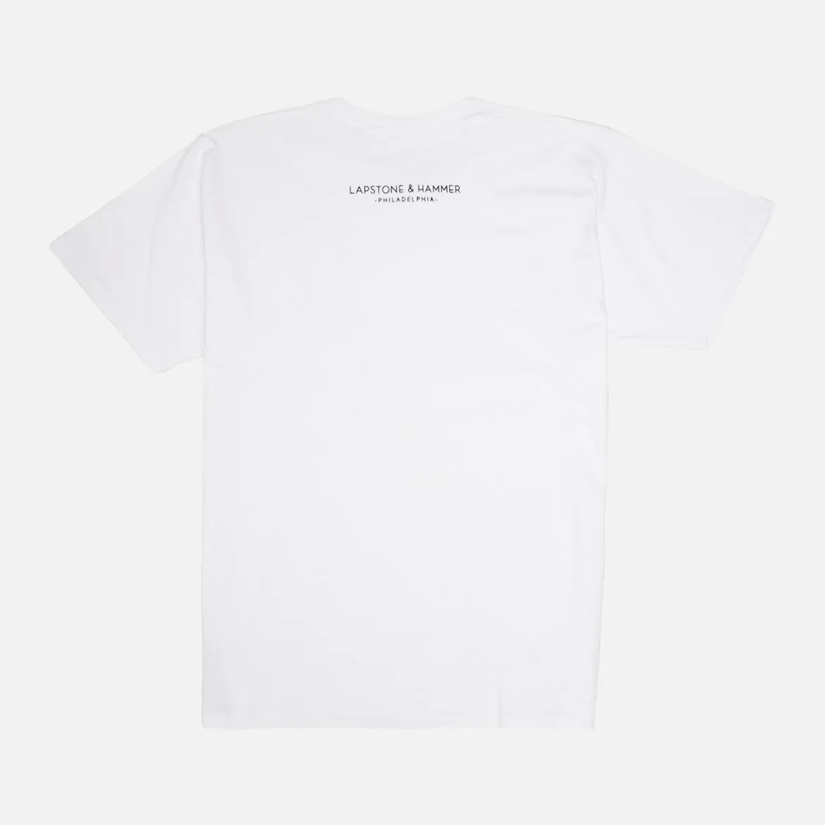 LH FUNDAMENTALS BY STANDARD ISSUE TEE - WHITE / BLACK SmoothEdging ChafeResistant Seams