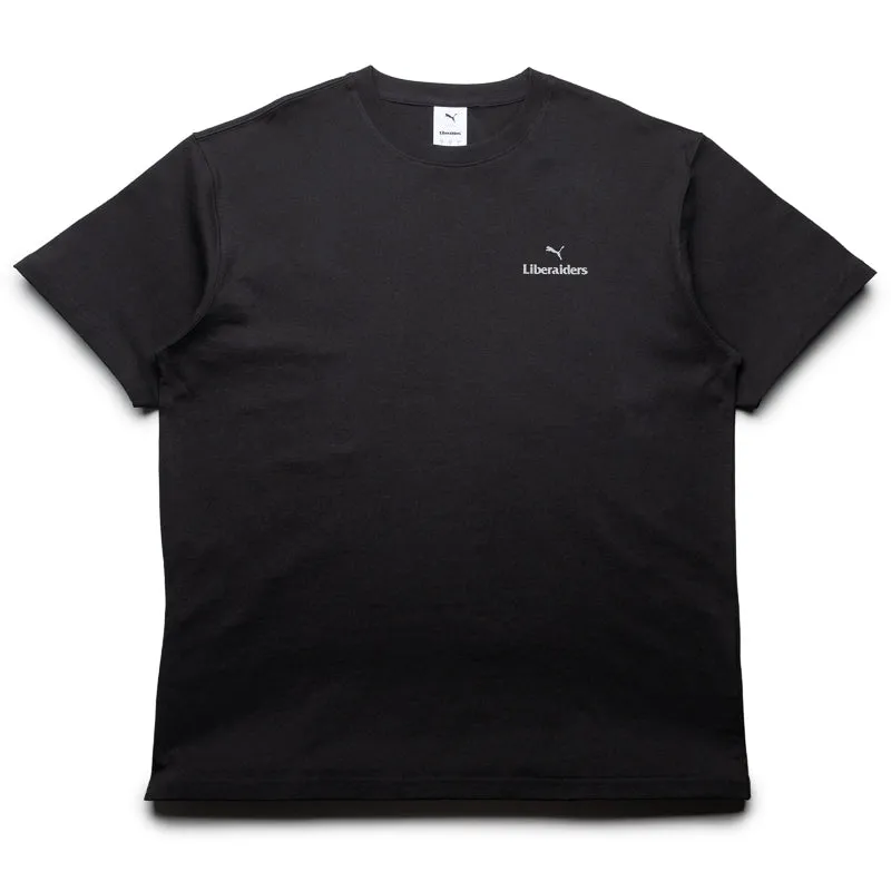 Liberaiders x Puma Tee - Black Minimalist Look