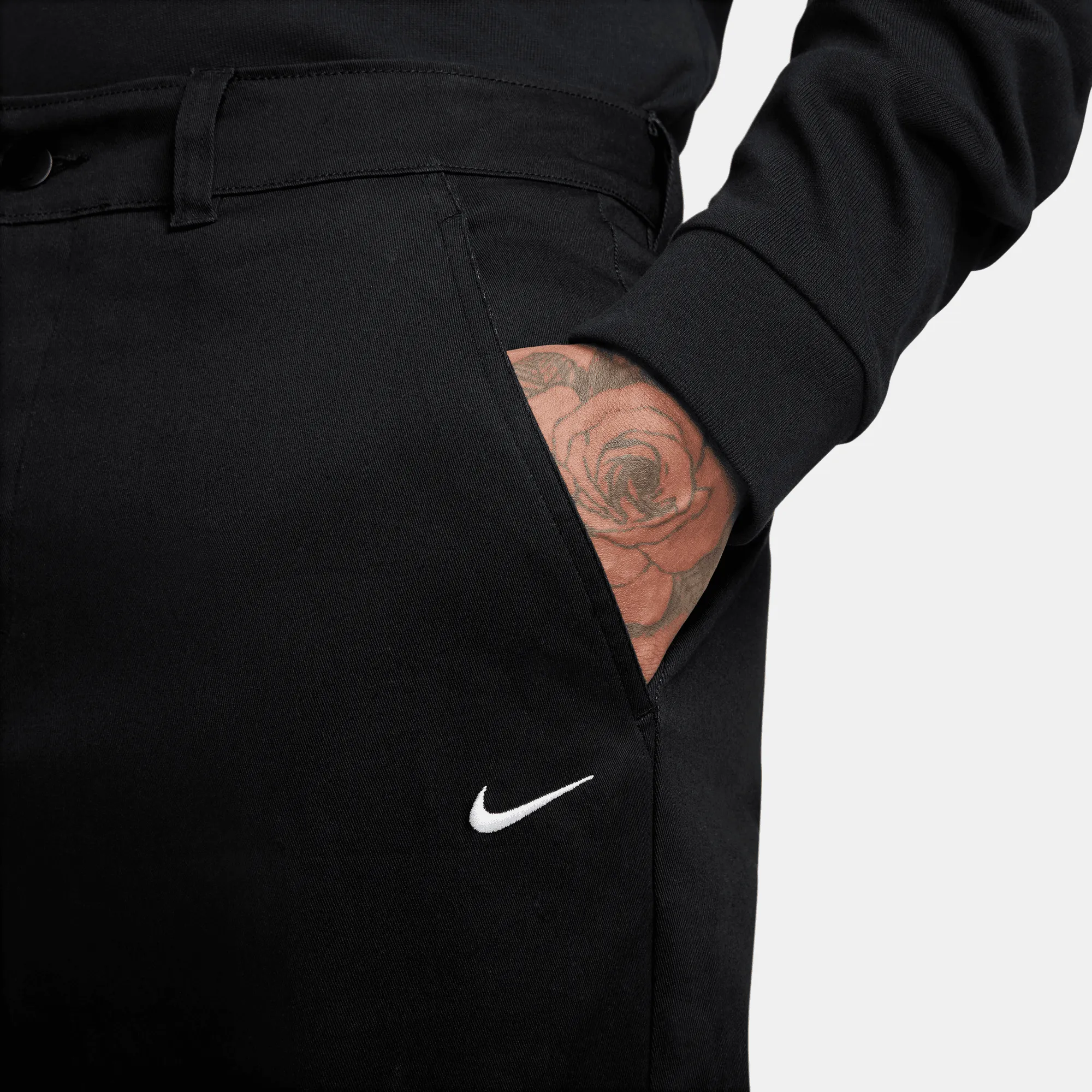 StretchWaistband Regal Glow LIFE EL CHINO PANTS - BLACK