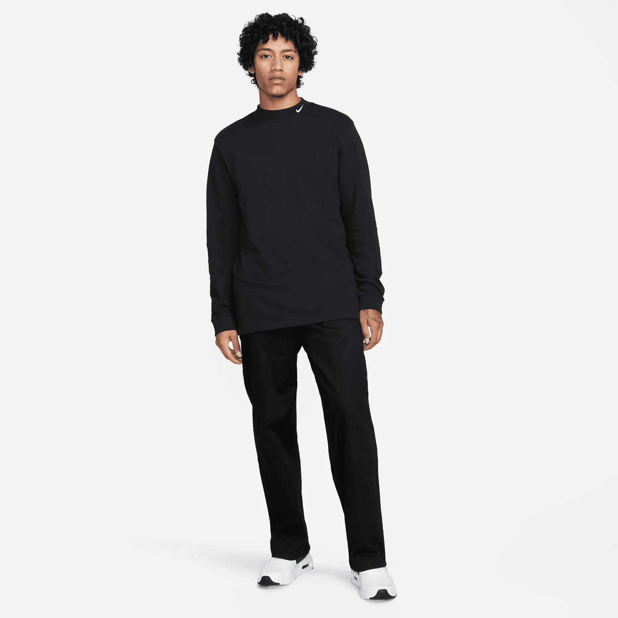 AbrasionResistant Material Bold Step LIFE EL CHINO PANTS - BLACK