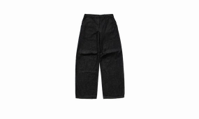 Raw Denim Jeans "Raw Black" Street Fashion Casual Winter Warmth