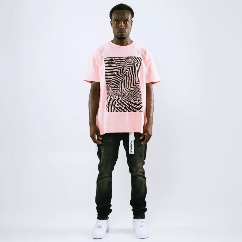 Exhibition Purple Brand OP-Art Tee - Pink