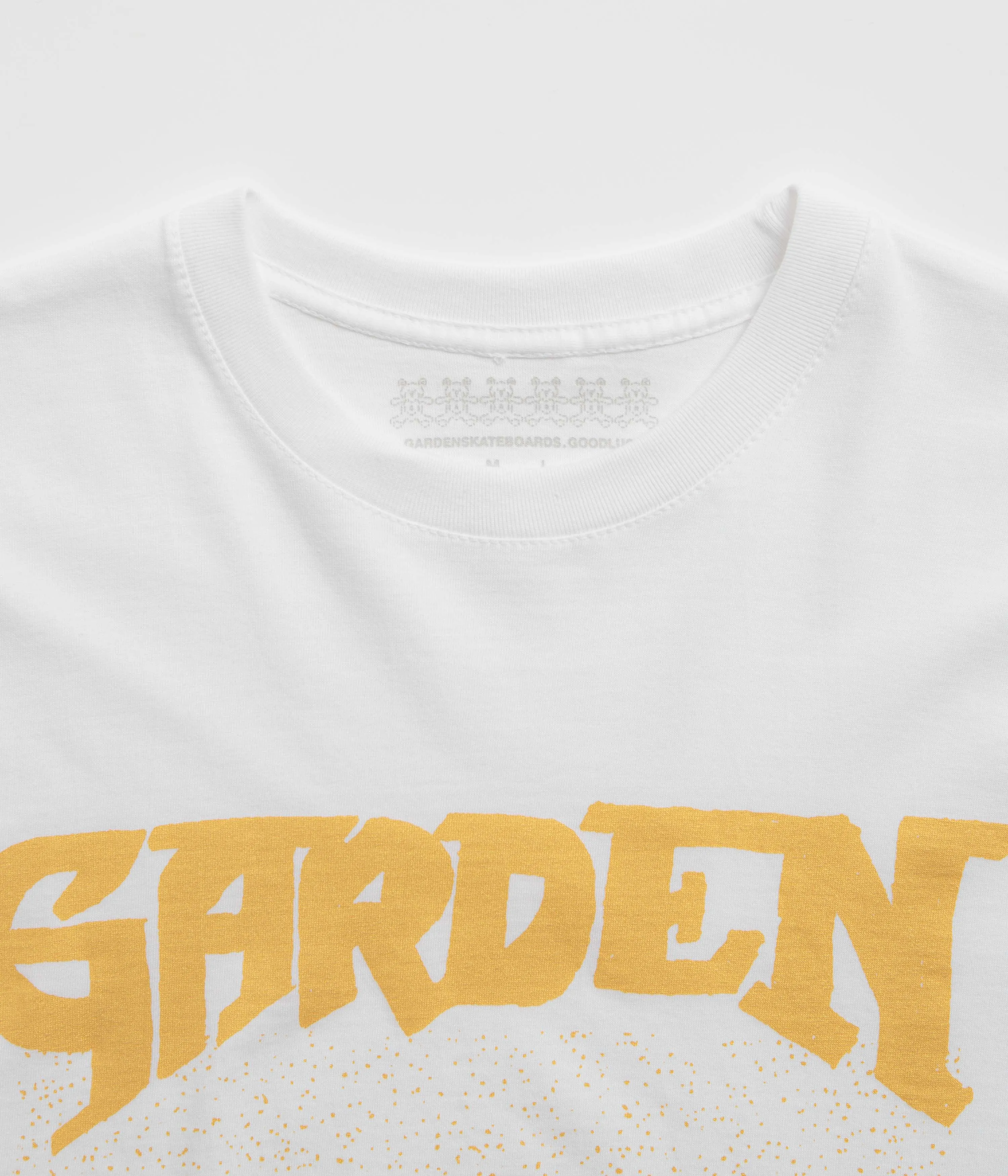Garden Not A Race T-Shirt - White / Gold Office