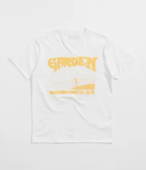 ethnic prints Garden Not A Race T-Shirt - White / Gold