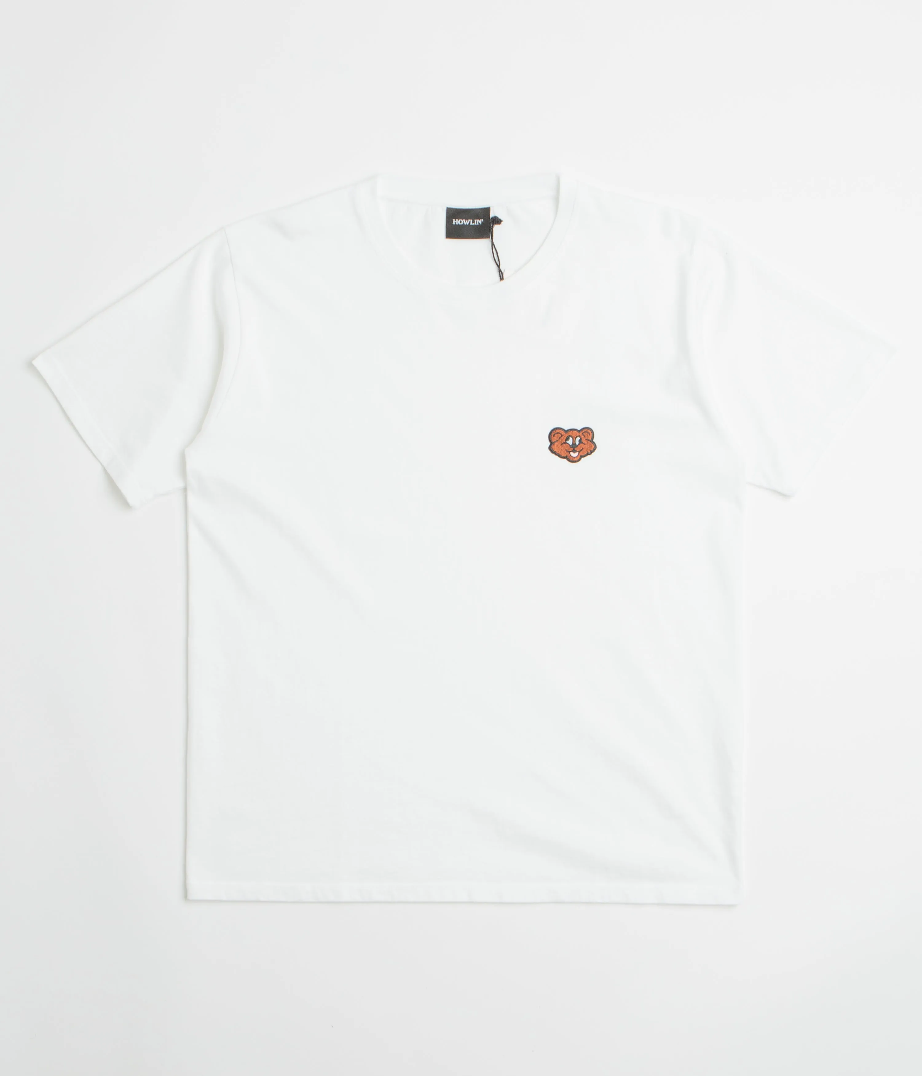 Howlin' Shaggy Bear T-Shirt - White fall season Airbnb venue