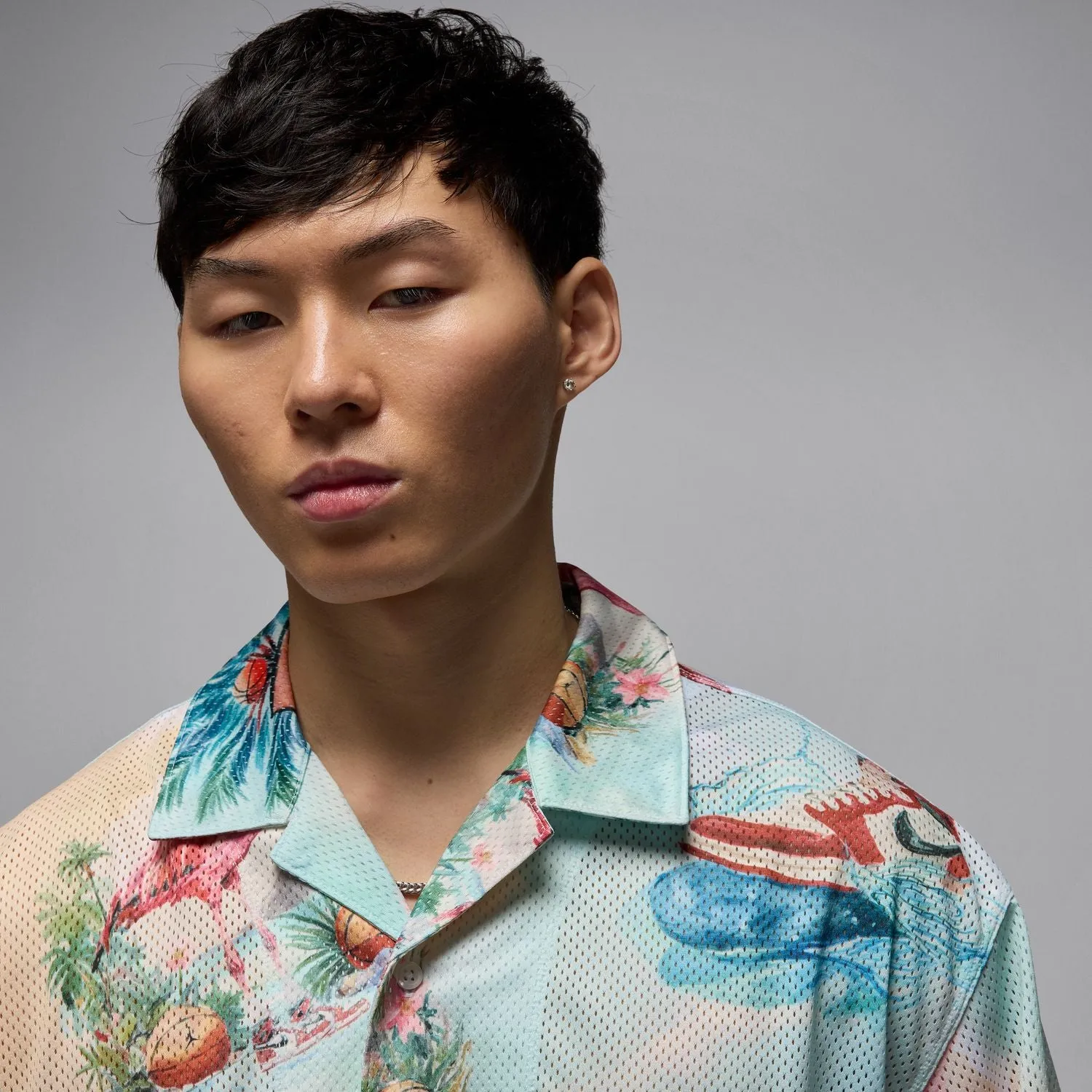Muse Edge MJ AOP Camp Shirt - Mens