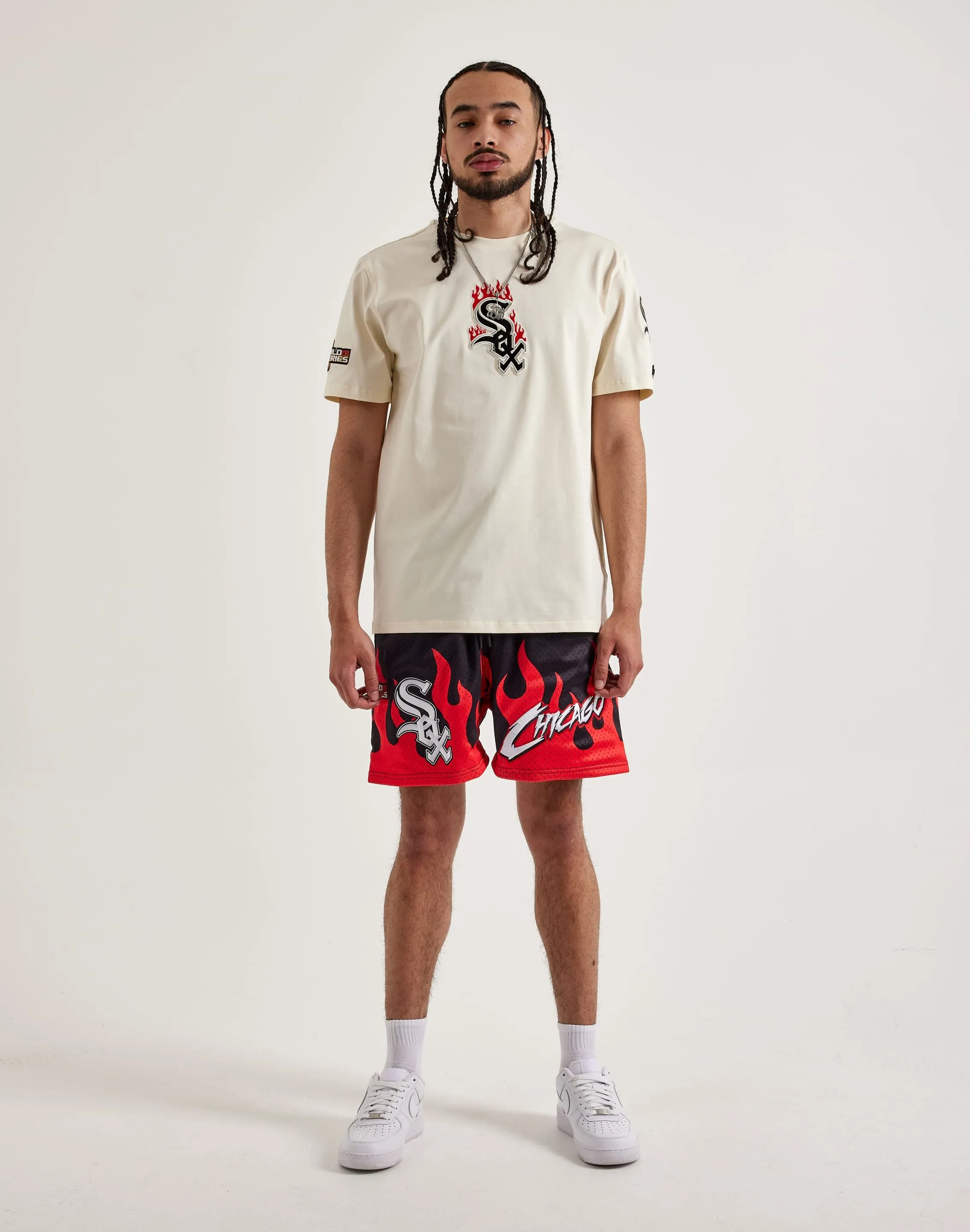 Tailored Fit Conscious Fit Pro Standard MLB Chicago White Sox Flame Shorts