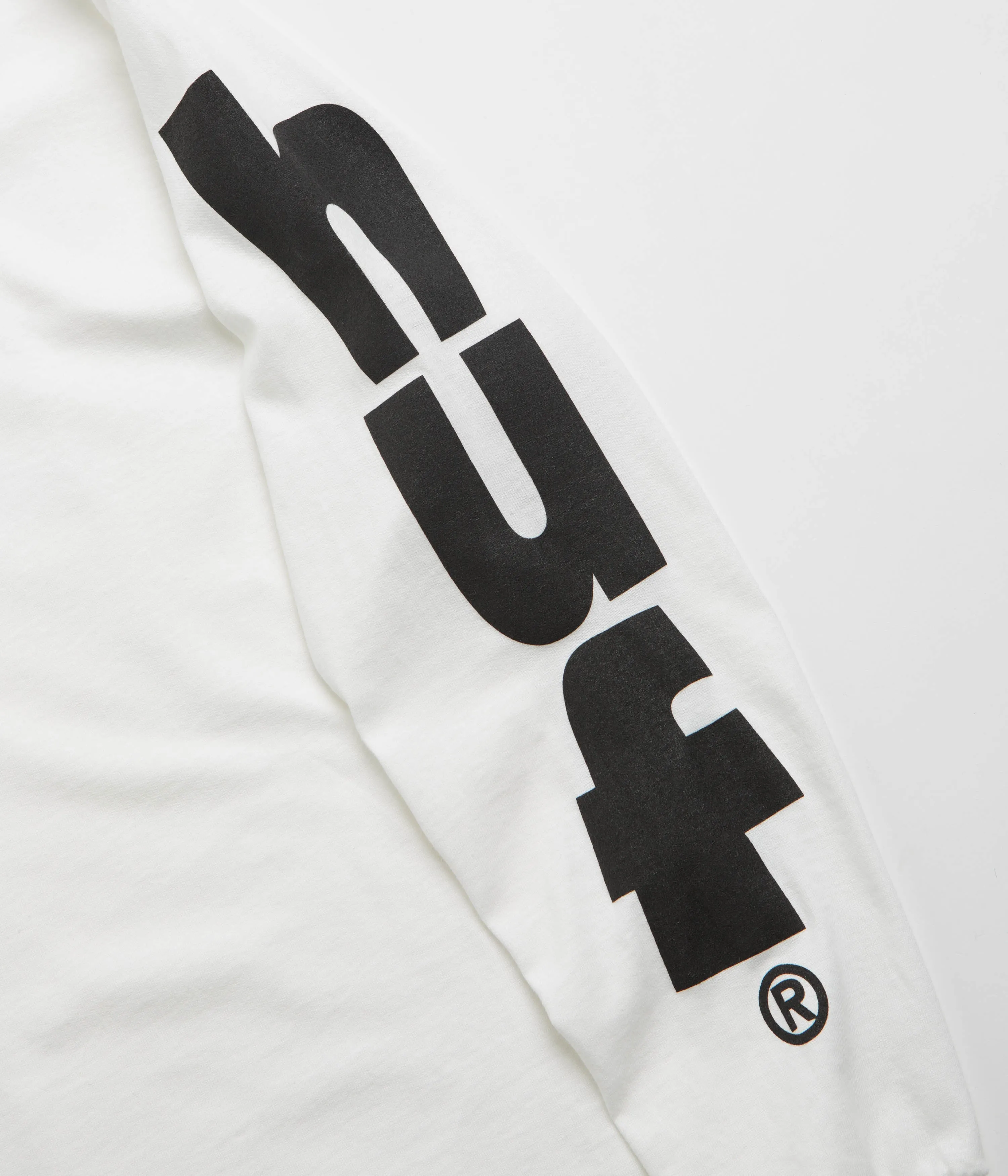 HUF Megablast Long Sleeve T-Shirt - White exclusivity Wrinkle Resistant