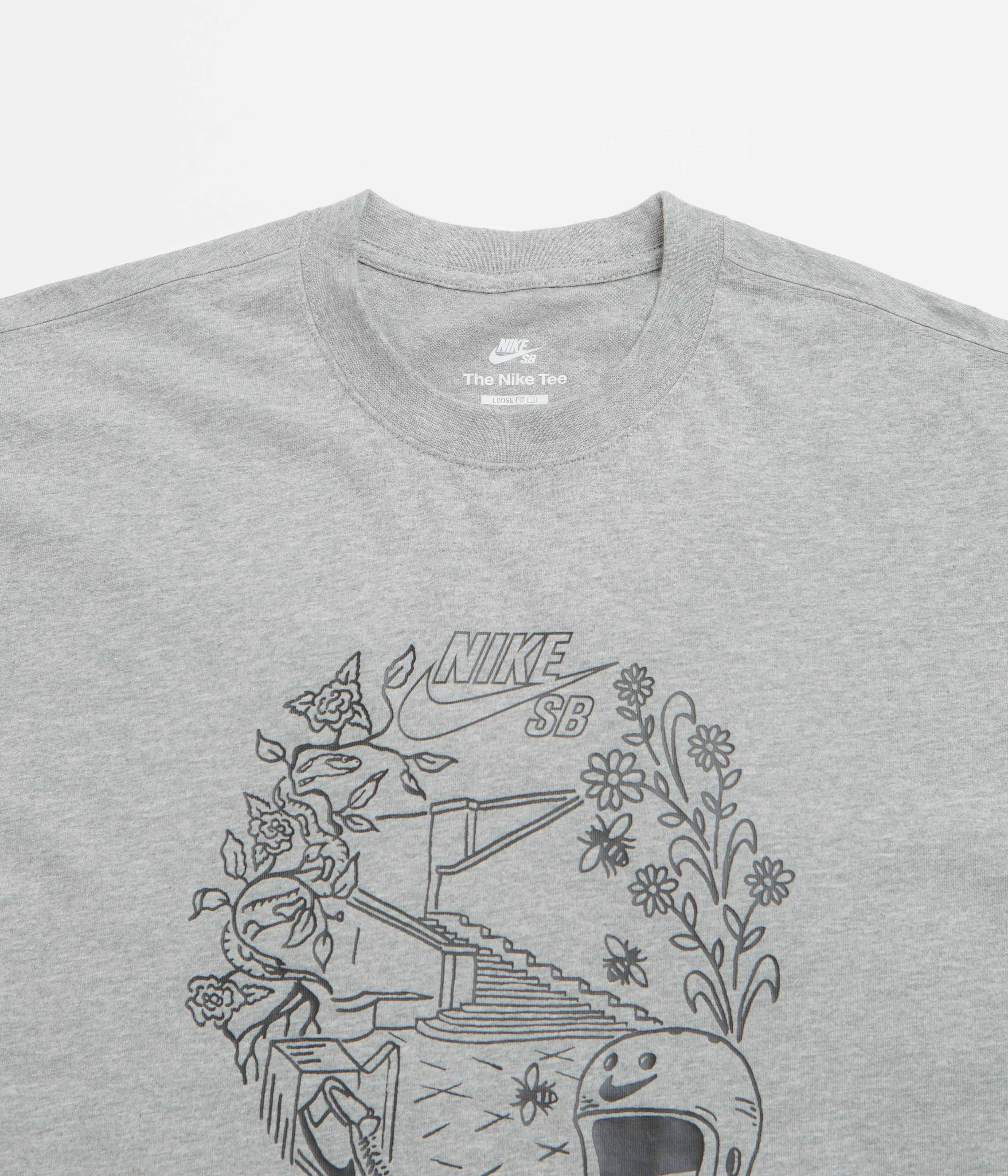 Nike SB Skatespot T-Shirt - Dark Grey Heather standard size