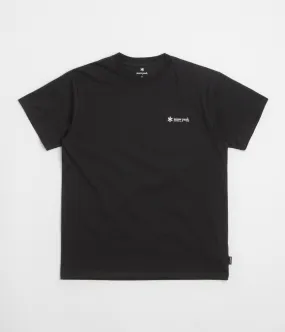 Camping site Snow Peak Chest Logo T-Shirt - Black
