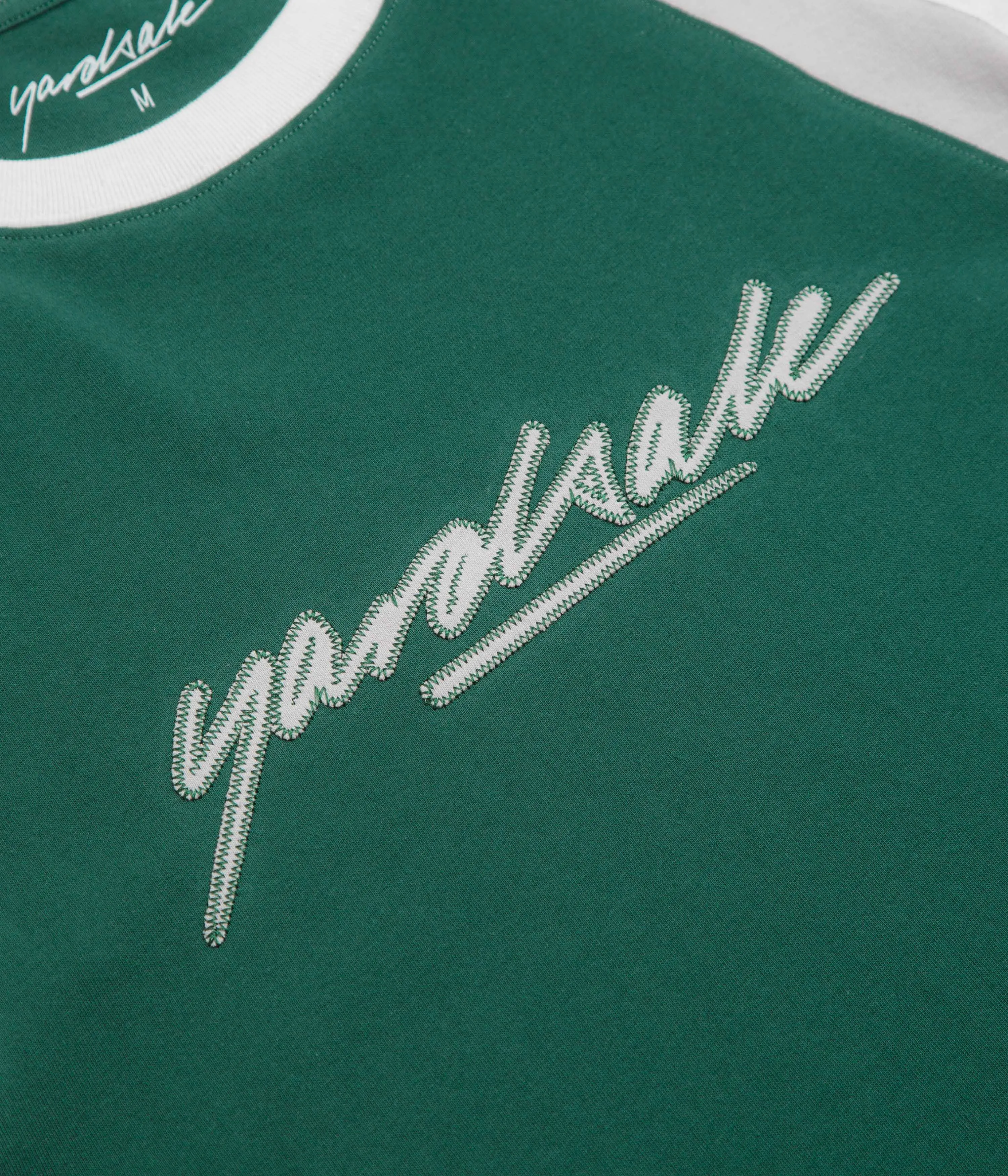 Yardsale Daze T-Shirt - Green Geometric Pattern