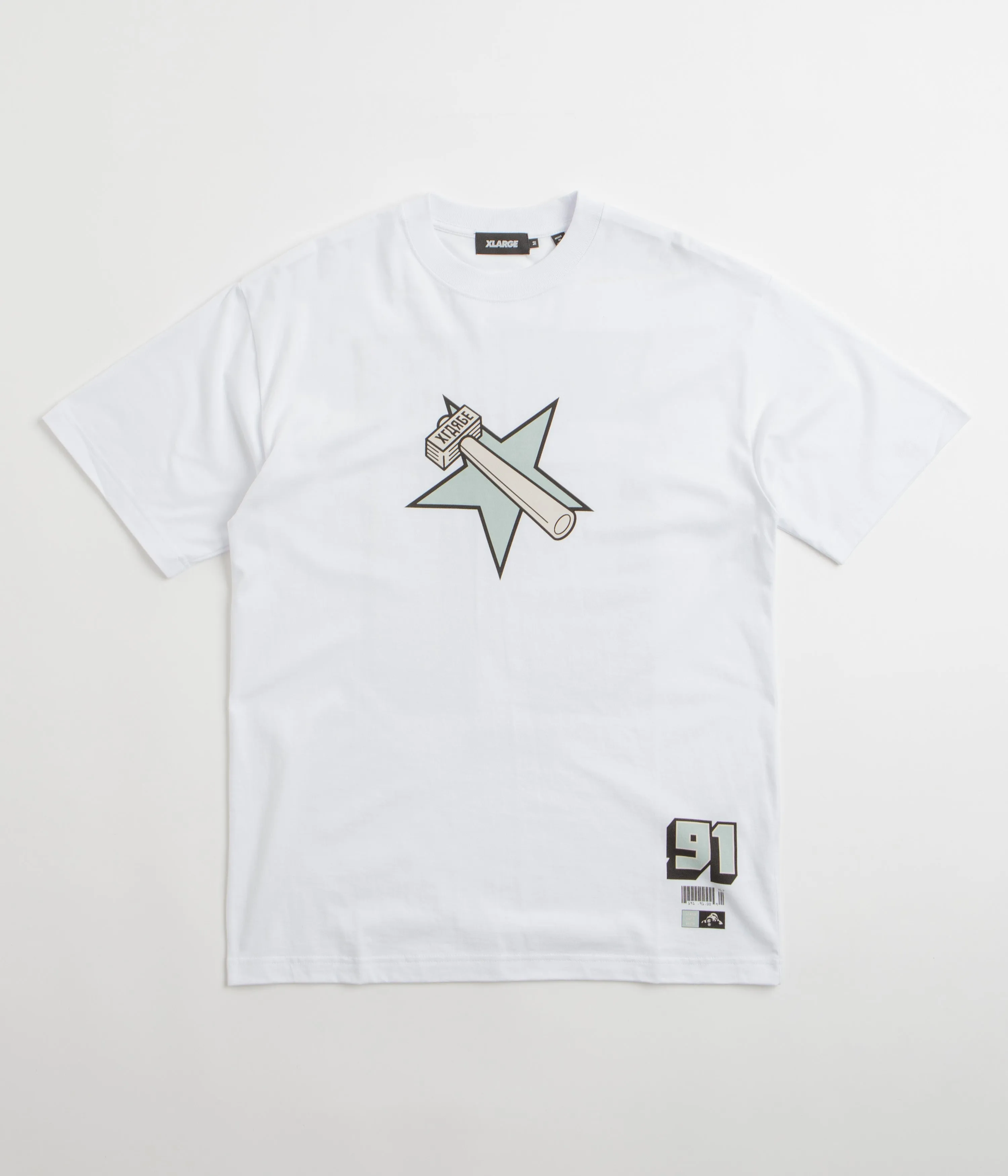 V-Neck XLarge International Style T-Shirt - White