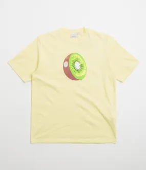 Moisture Management Ribbing Gramicci Kiwi T-Shirt - Lemon