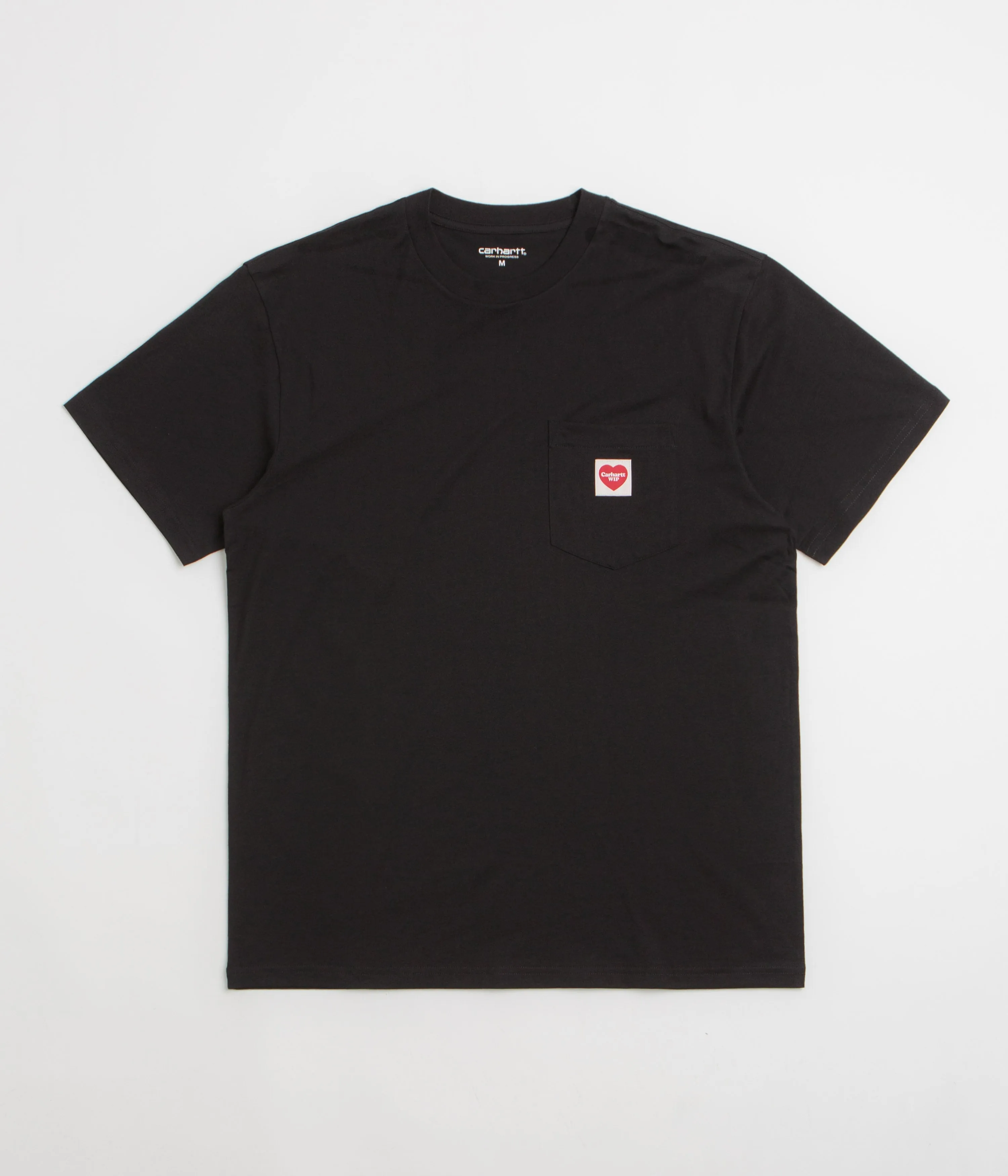 standalone piece skating venue Carhartt Pocket Heart T-Shirt - Black / Red