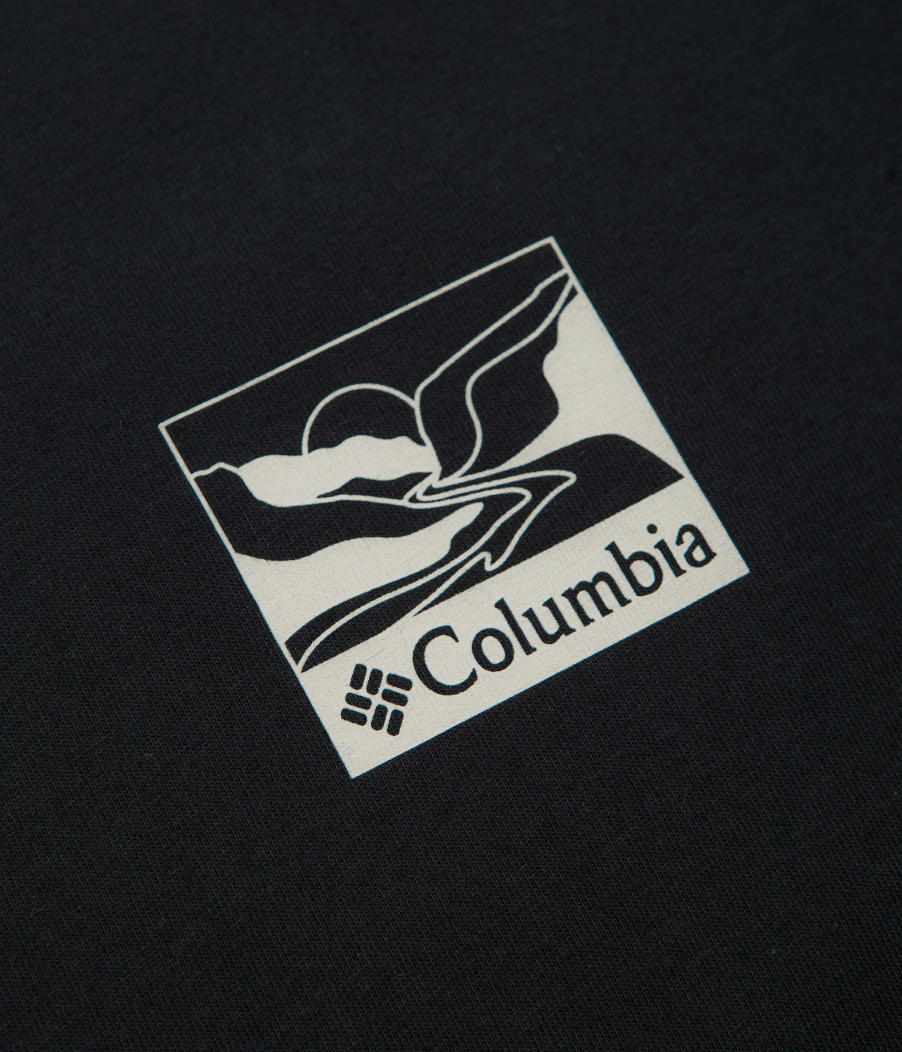 Columbia Explorers Canyon Back T-Shirt - Black / Trailscape Unisex Indoor clothing