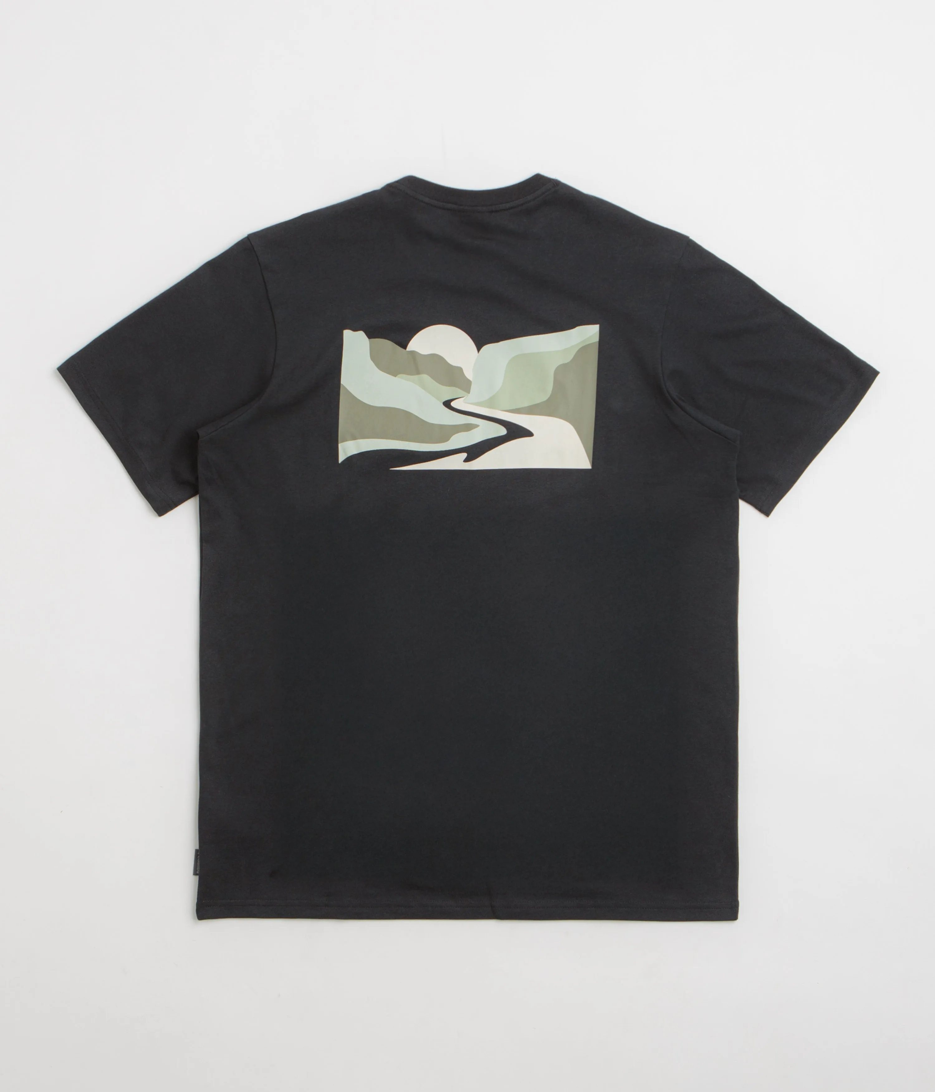 board shorts silhouette zoo Columbia Explorers Canyon Back T-Shirt - Black / Trailscape