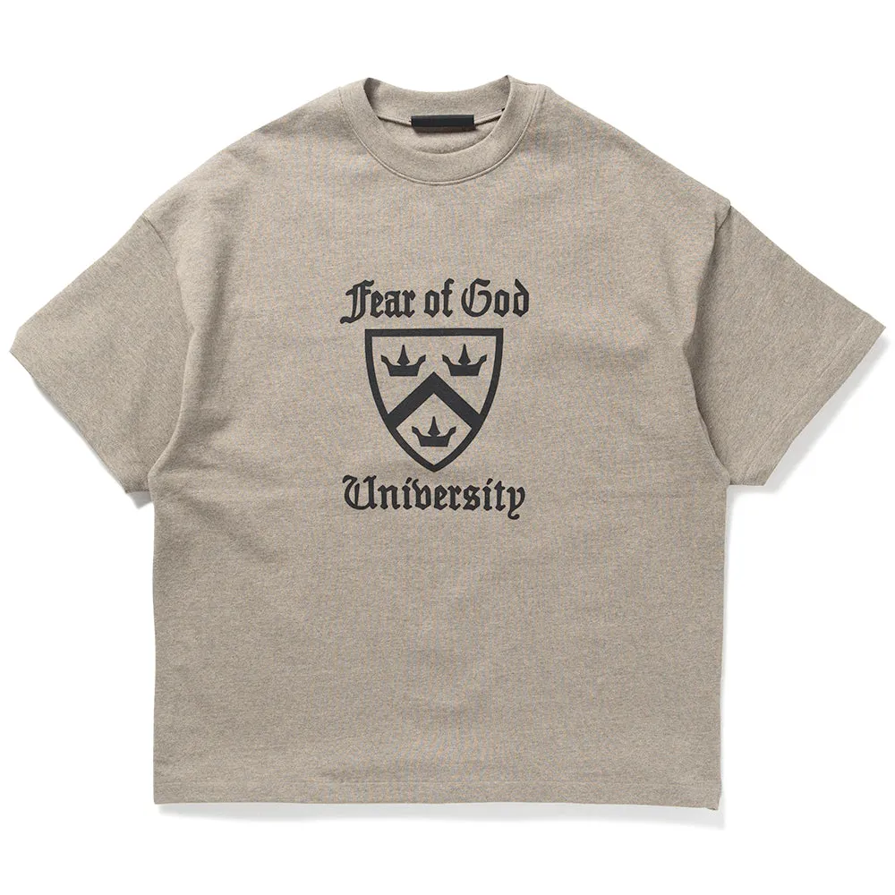 Meeting vacation rental event Fear Of God Essentials Heavy Crewneck Tee - Heather Gray
