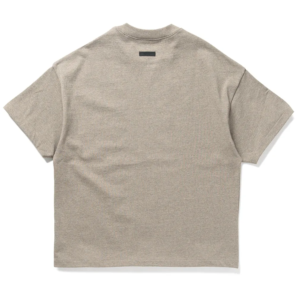 Fear Of God Essentials Heavy Crewneck Tee - Heather Gray Coffee Shop fishing venue