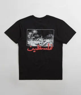 SkatePal Palms T-Shirt - Black restaurant event Country look
