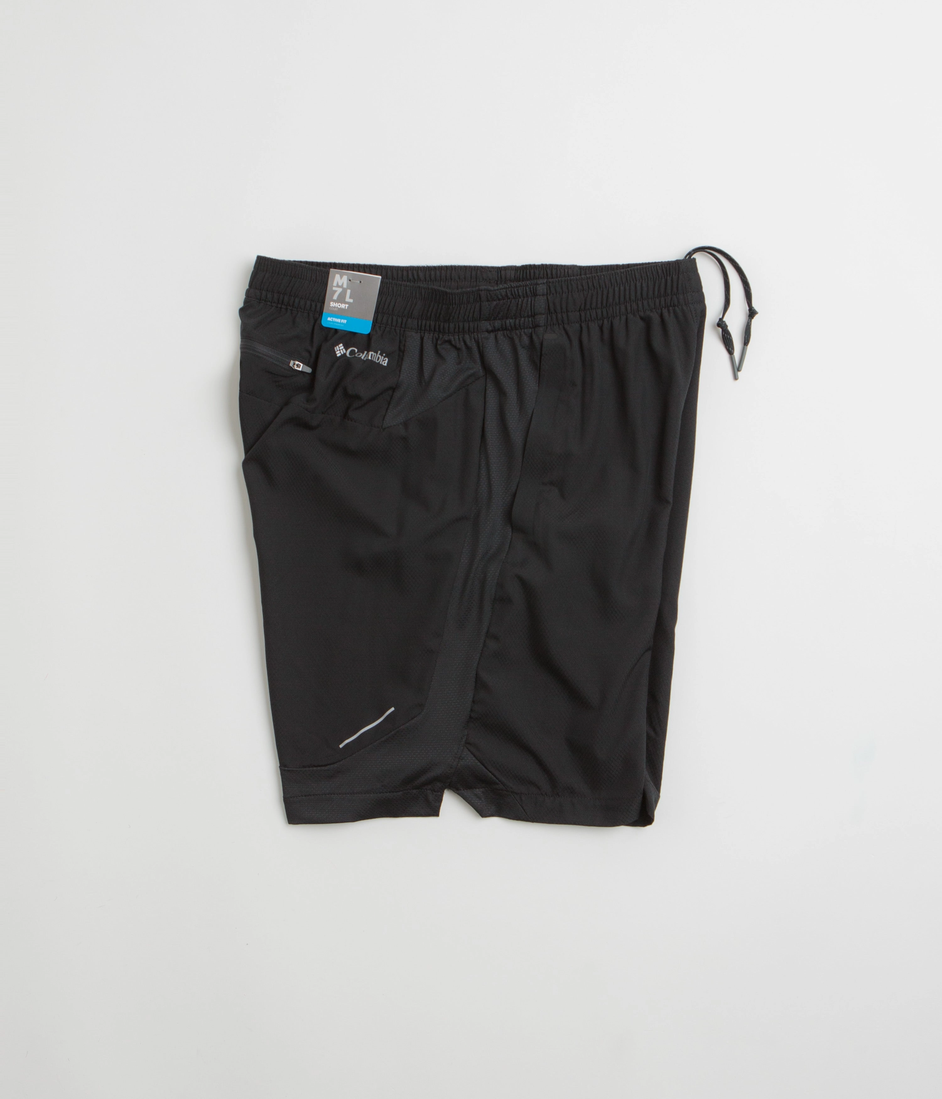 Low Profile Closure System Columbia Three Pitch 7" Shorts - Black